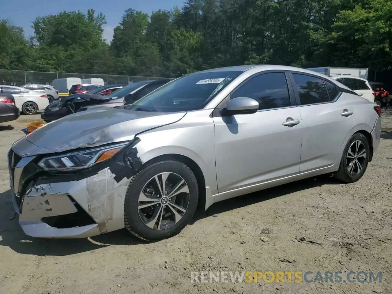 1 Photograph of a damaged car 3N1AB8CV8LY304954 NISSAN SENTRA 2020