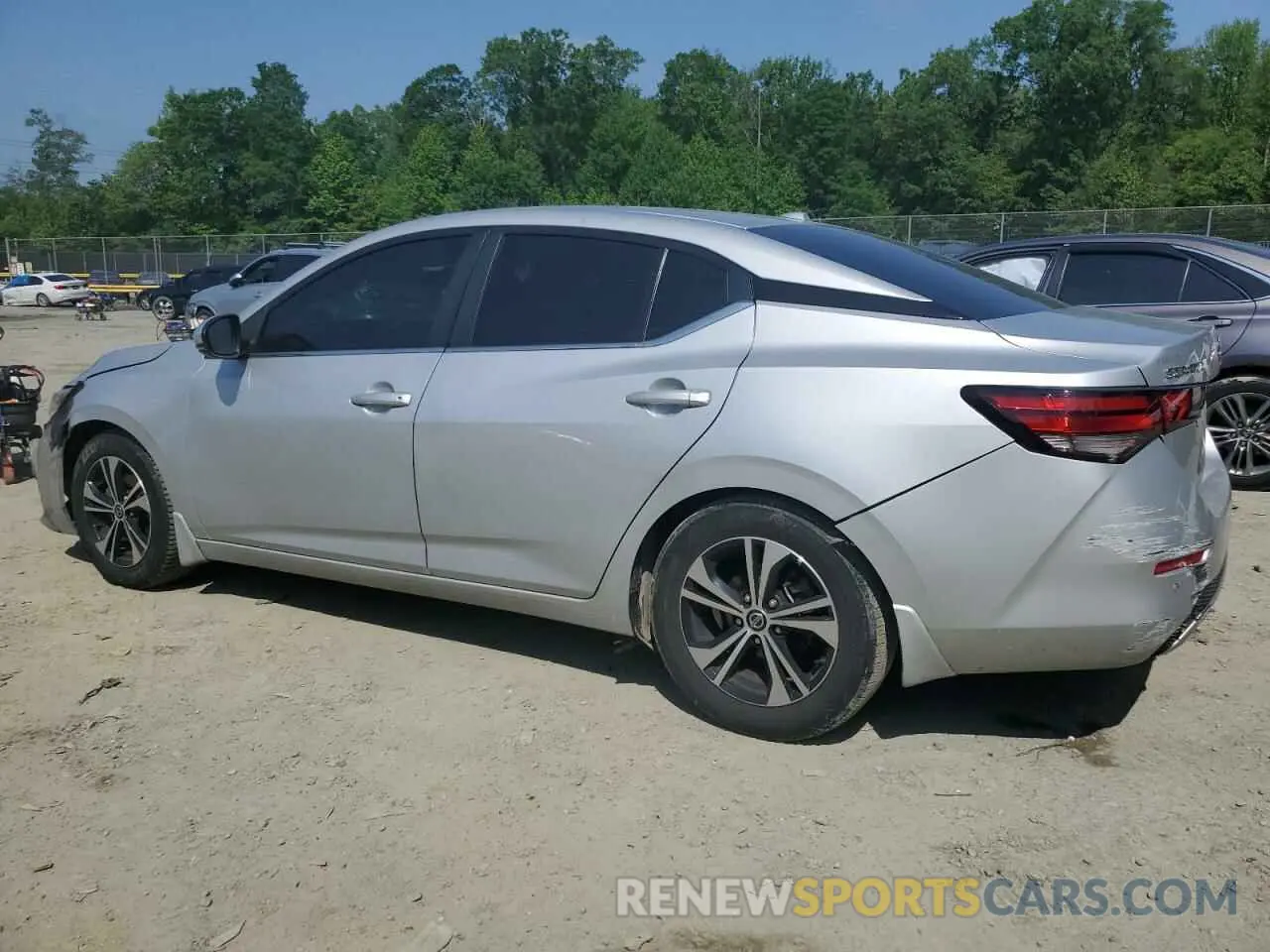 2 Photograph of a damaged car 3N1AB8CV8LY304954 NISSAN SENTRA 2020