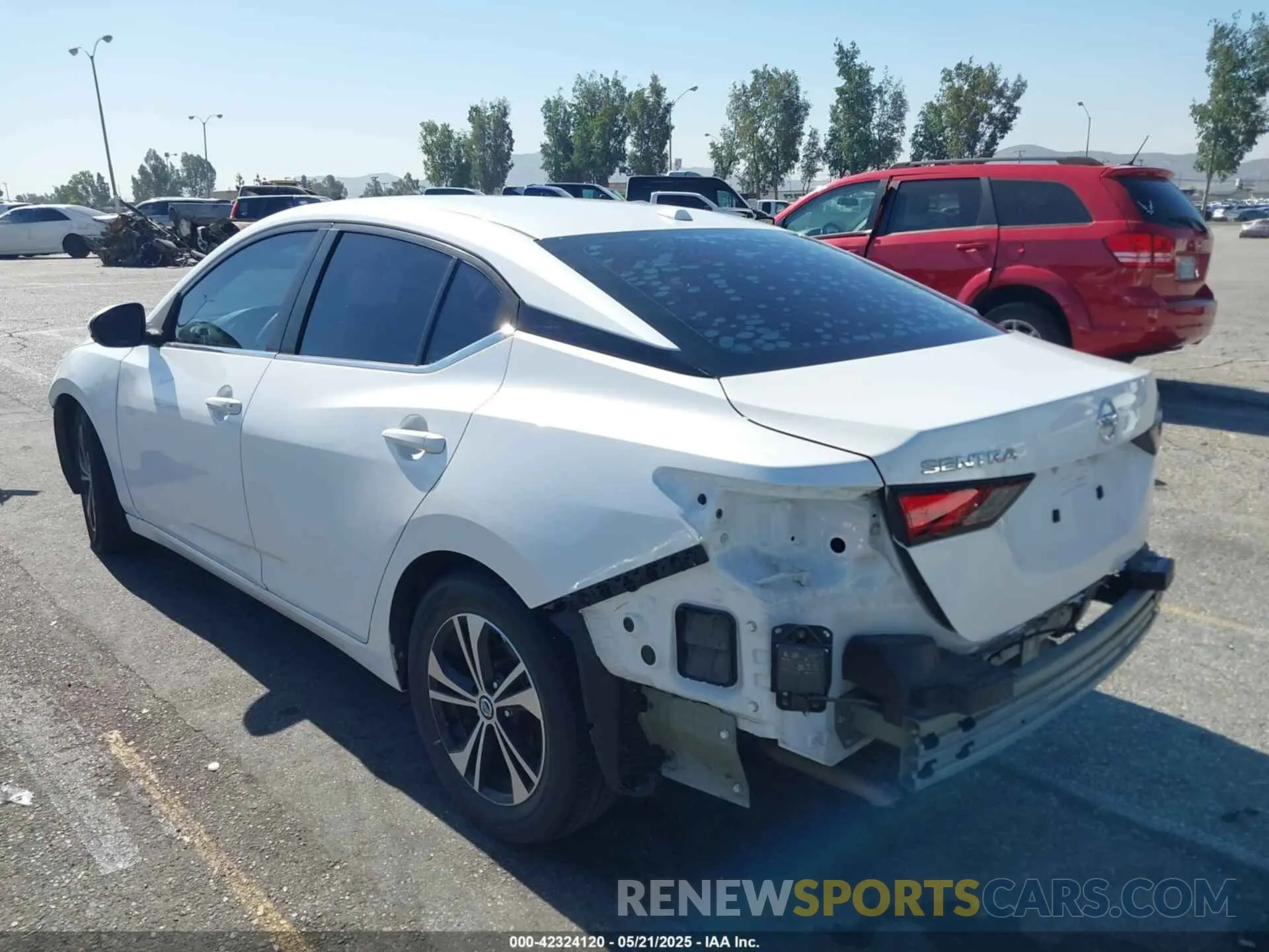 3 Photograph of a damaged car 3N1AB8CV8LY308373 NISSAN SENTRA 2020