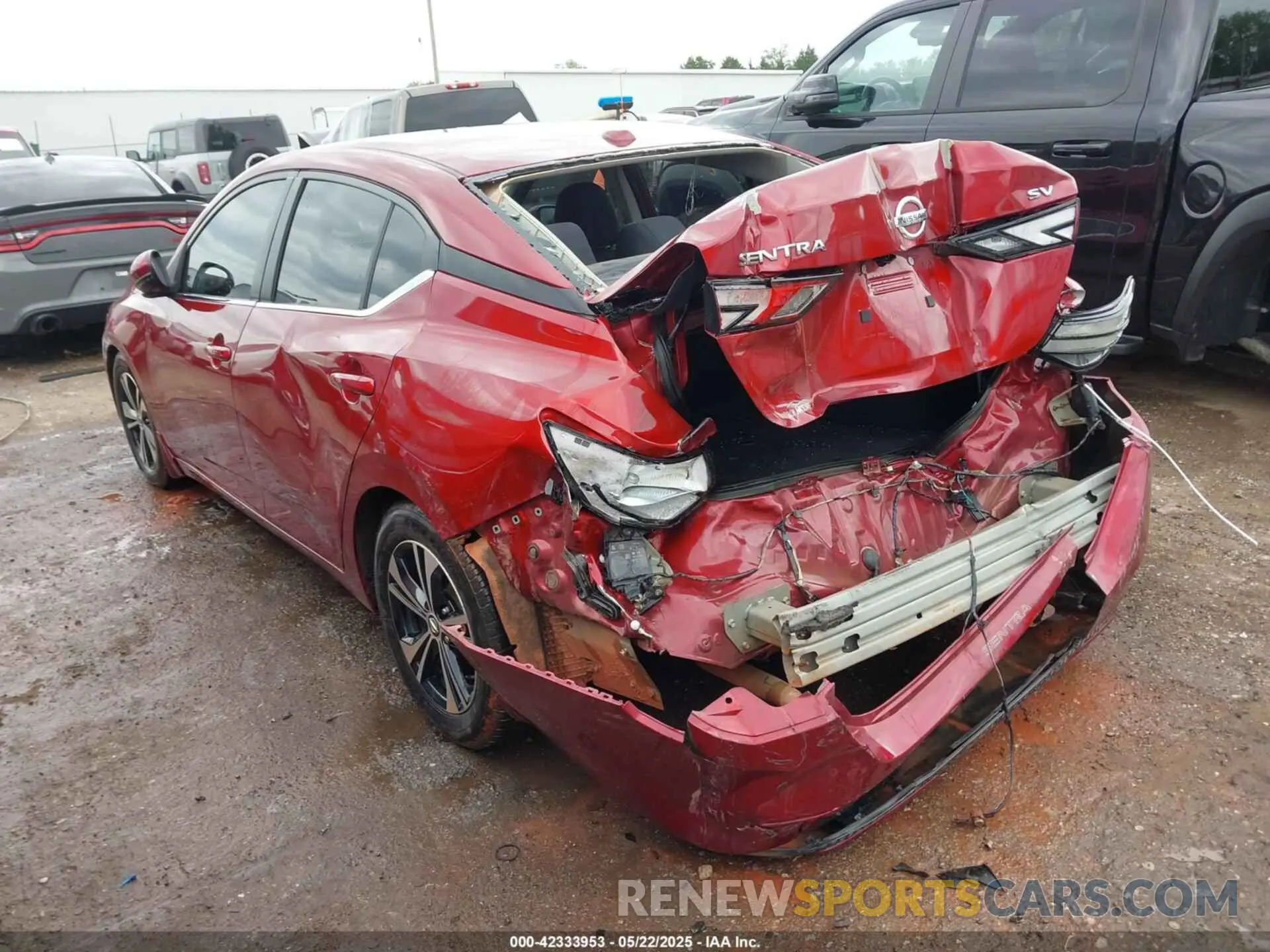 3 Photograph of a damaged car 3N1AB8CV8LY309538 NISSAN SENTRA 2020