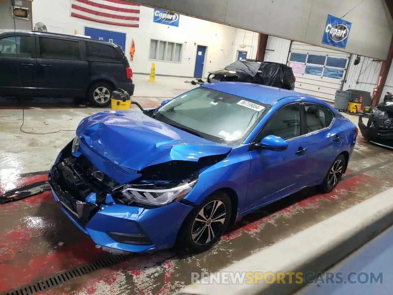 1 Photograph of a damaged car 3N1AB8CV8LY311905 NISSAN SENTRA 2020