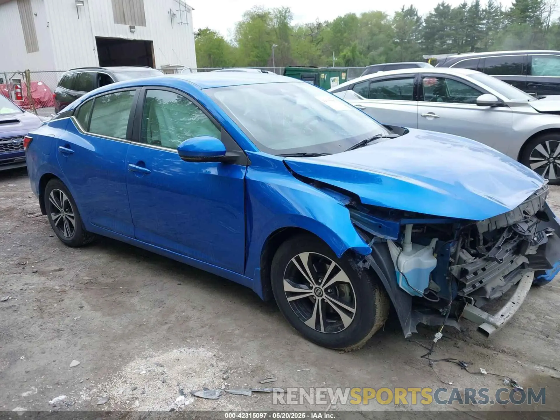 1 Photograph of a damaged car 3N1AB8CV8LY313086 NISSAN SENTRA 2020