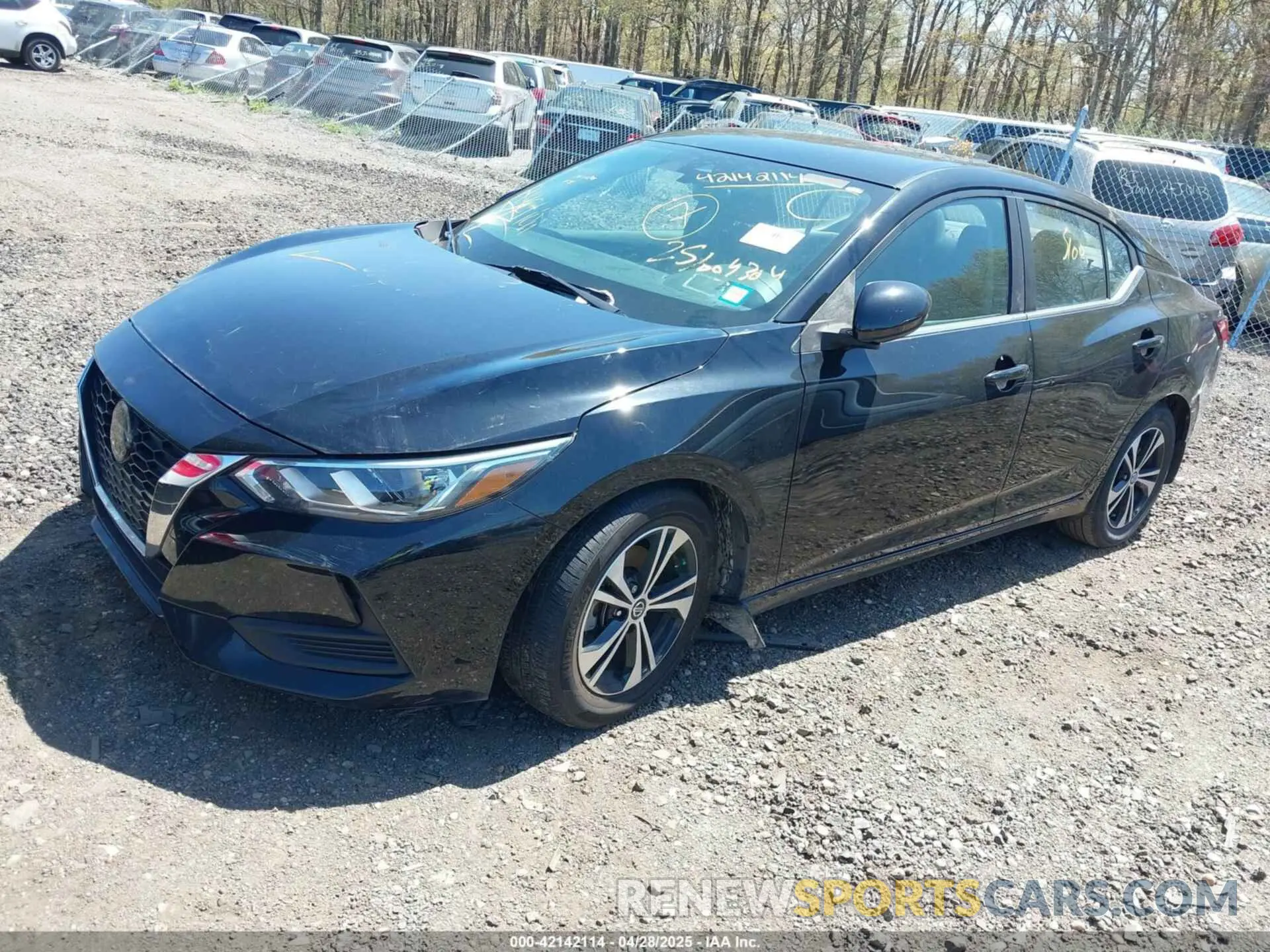 2 Photograph of a damaged car 3N1AB8CV9LY205897 NISSAN SENTRA 2020