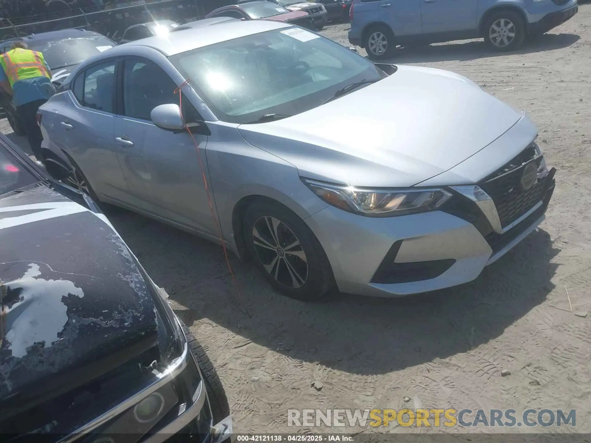 1 Photograph of a damaged car 3N1AB8CV9LY208007 NISSAN SENTRA 2020