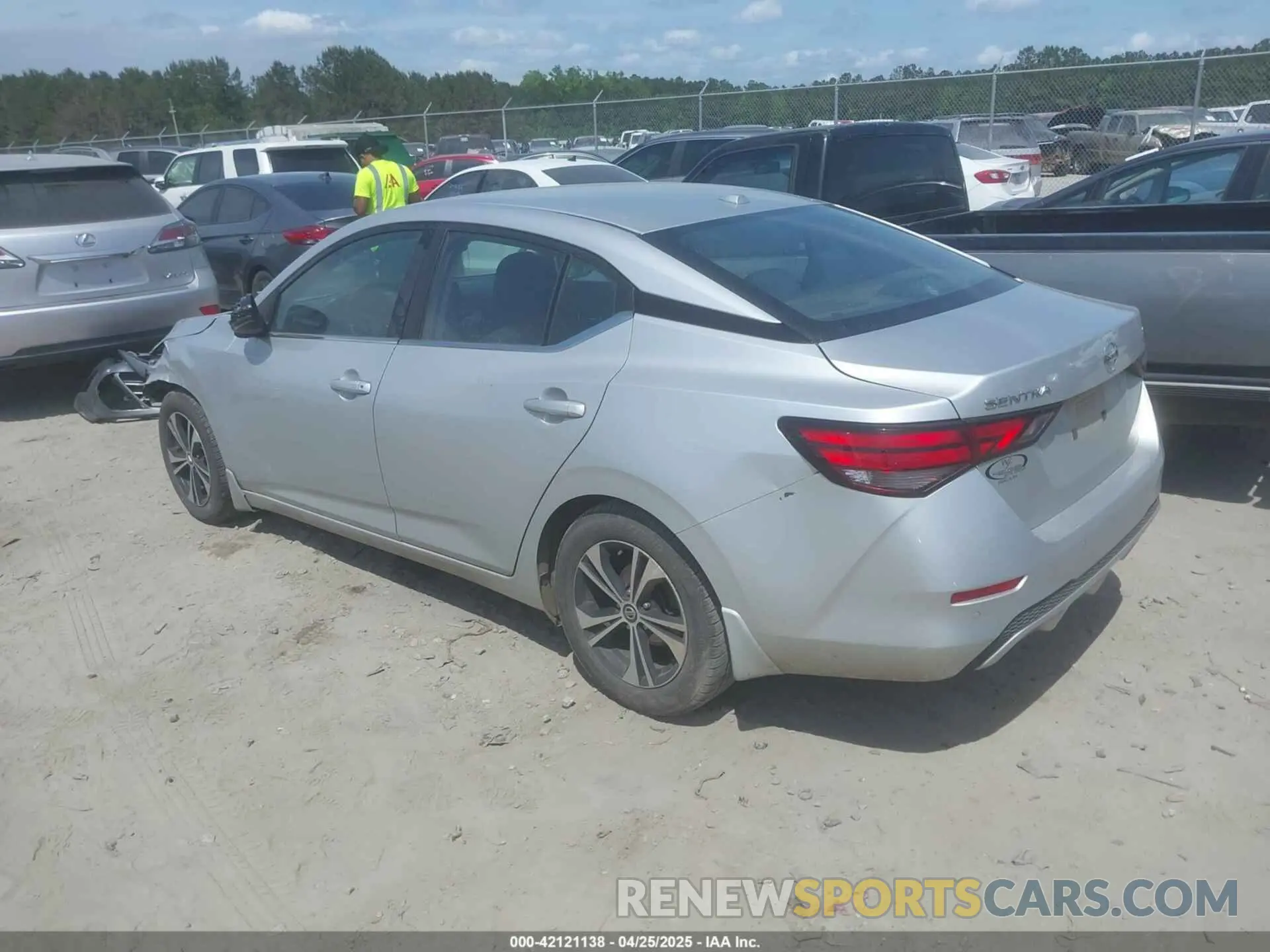 3 Photograph of a damaged car 3N1AB8CV9LY208007 NISSAN SENTRA 2020