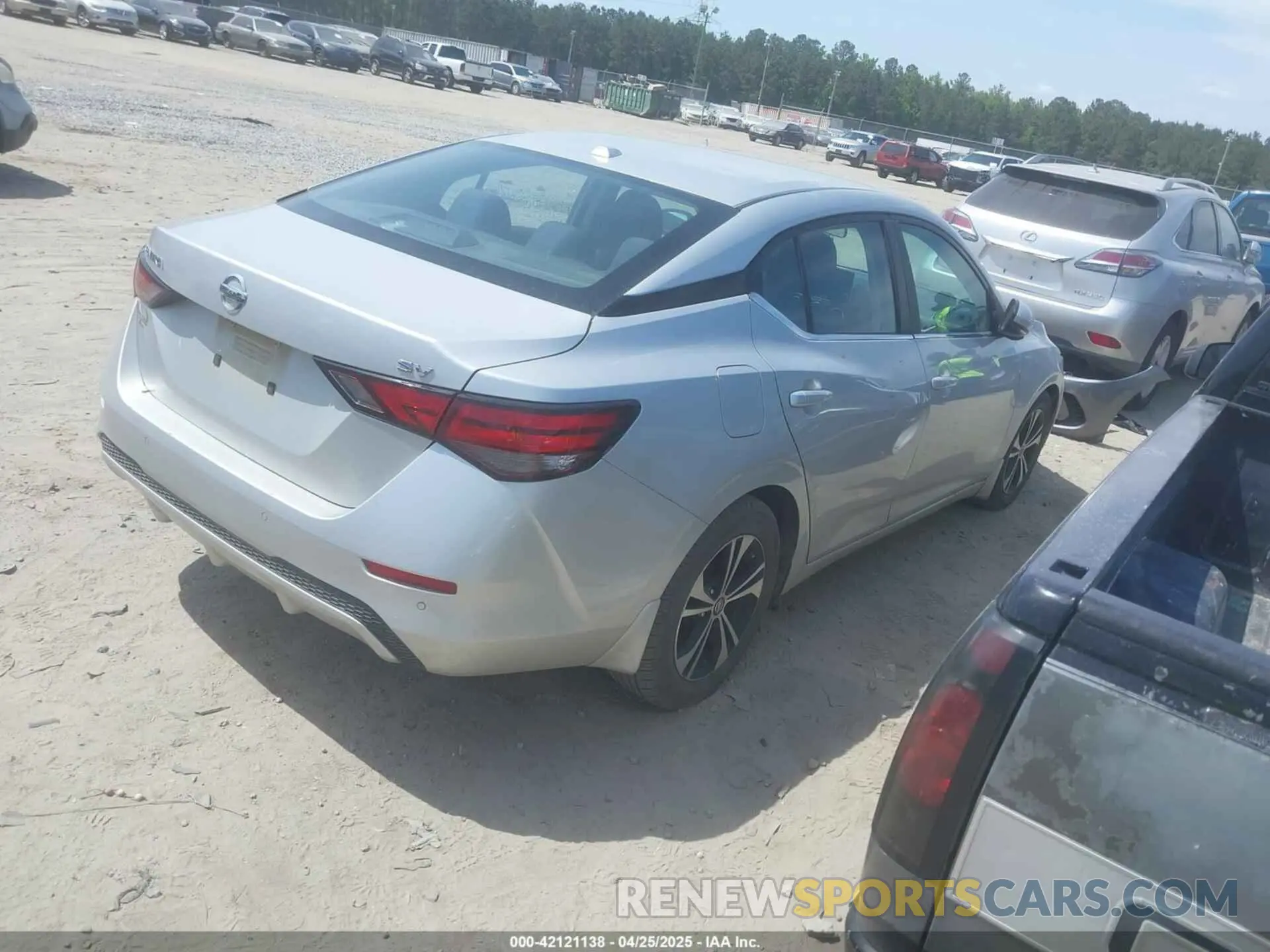 4 Photograph of a damaged car 3N1AB8CV9LY208007 NISSAN SENTRA 2020