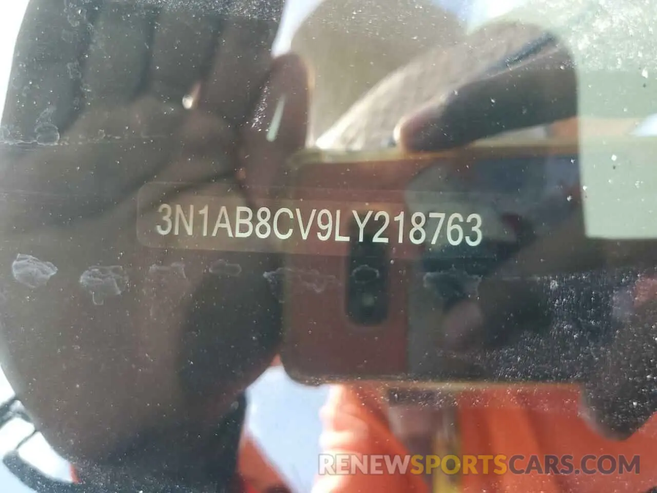 14 Photograph of a damaged car 3N1AB8CV9LY218763 NISSAN SENTRA 2020