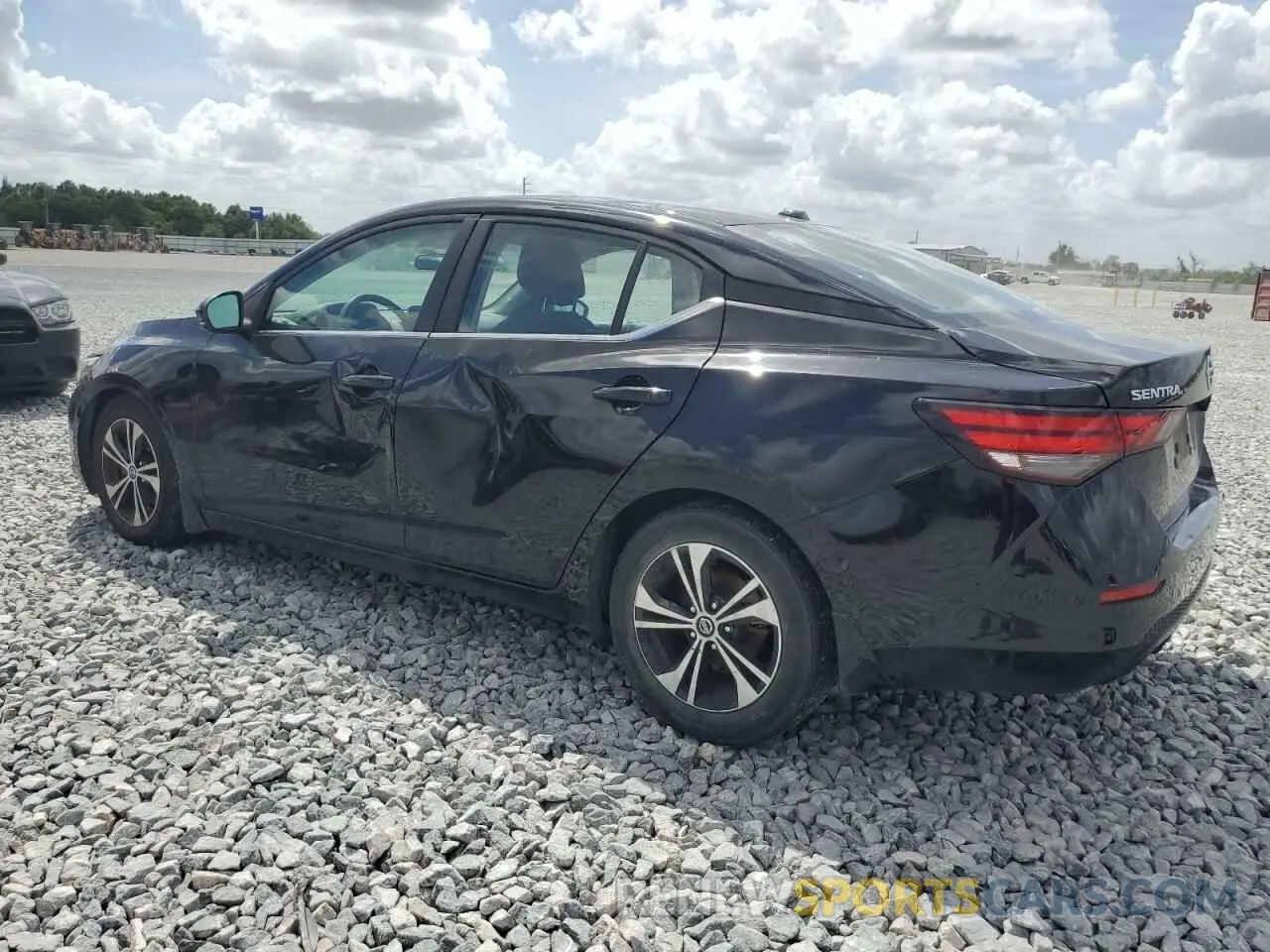 2 Photograph of a damaged car 3N1AB8CV9LY218763 NISSAN SENTRA 2020