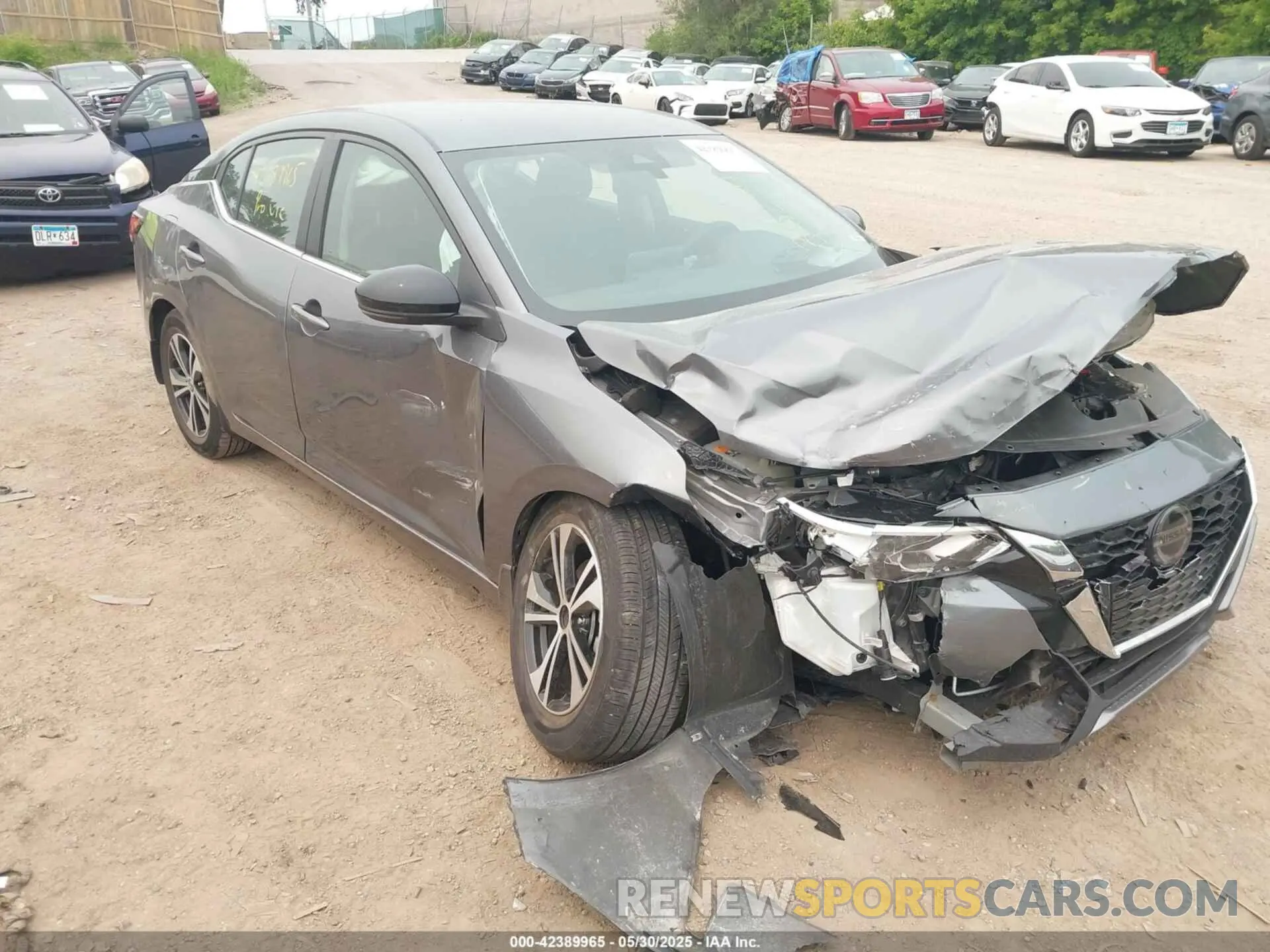 6 Photograph of a damaged car 3N1AB8CV9LY232503 NISSAN SENTRA 2020