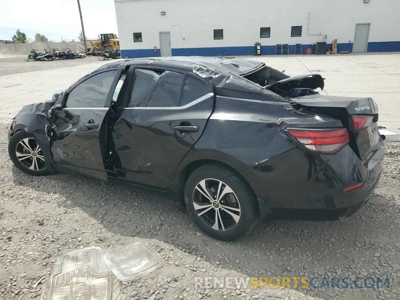 2 Photograph of a damaged car 3N1AB8CV9LY242609 NISSAN SENTRA 2020