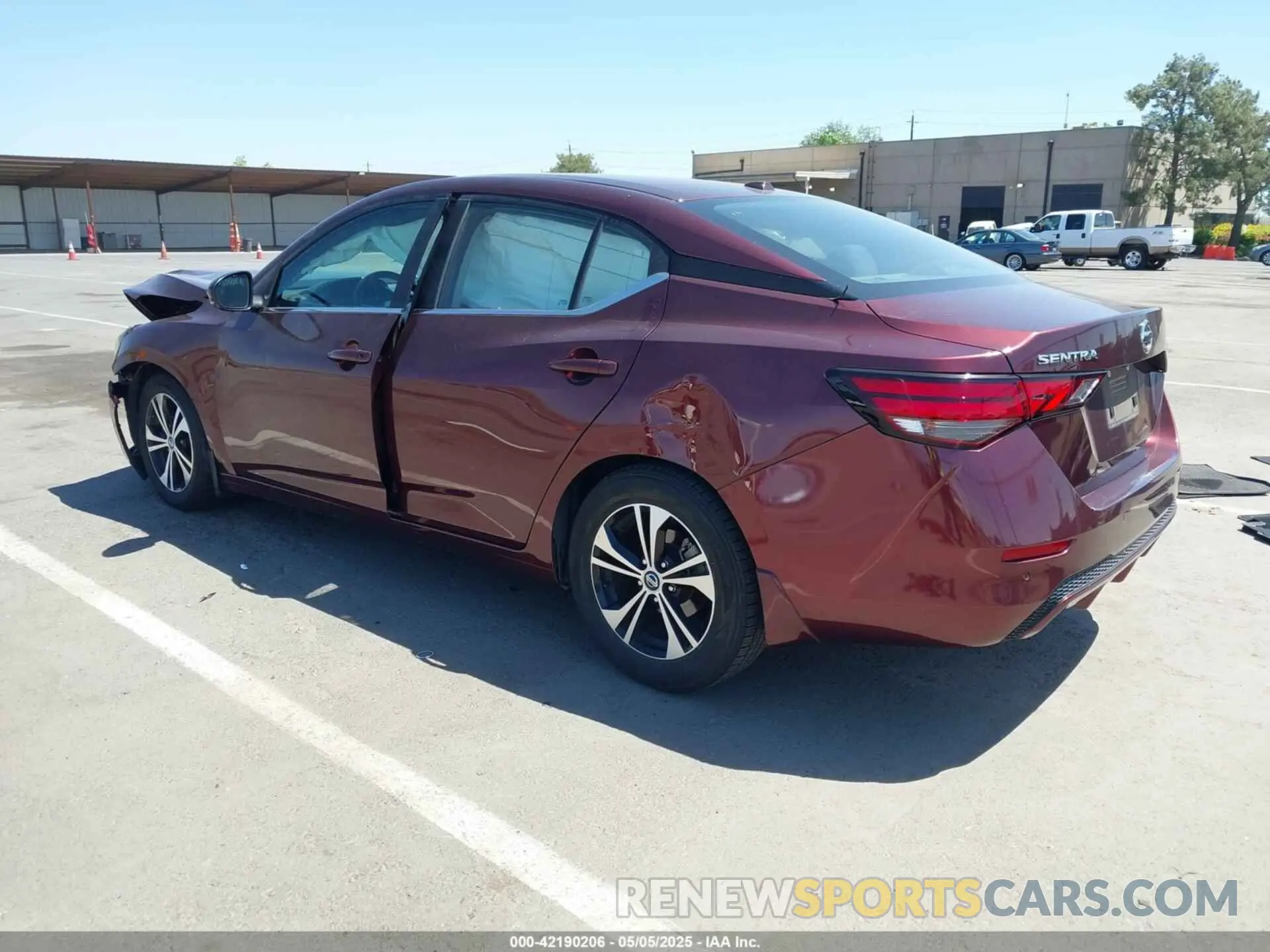 3 Photograph of a damaged car 3N1AB8CV9LY276758 NISSAN SENTRA 2020