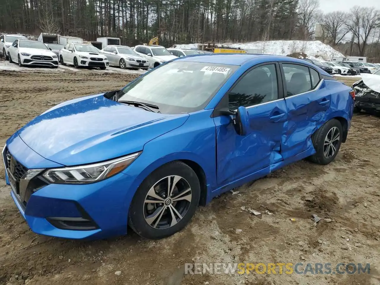 1 Photograph of a damaged car 3N1AB8CV9LY283368 NISSAN SENTRA 2020