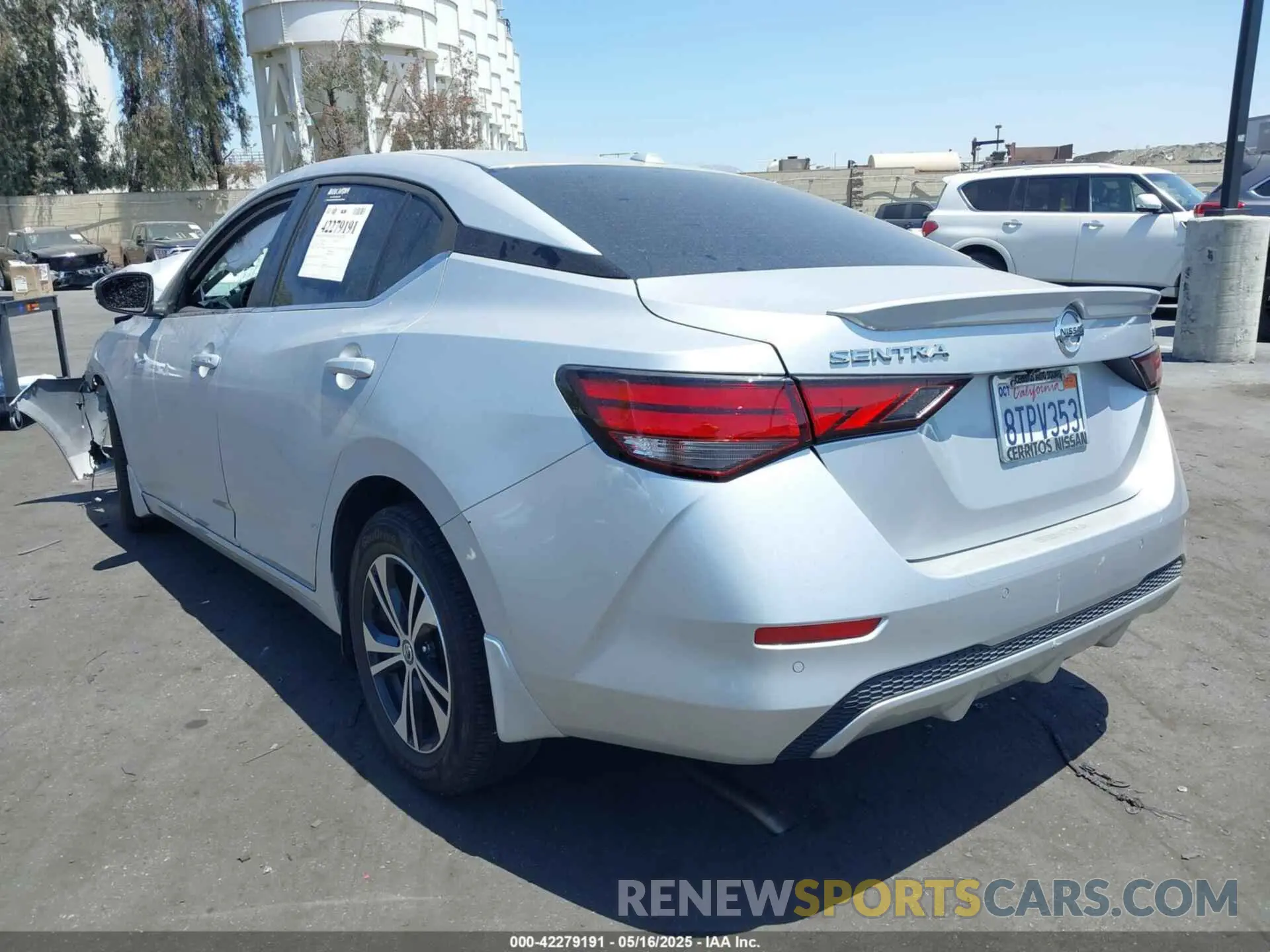 3 Photograph of a damaged car 3N1AB8CV9LY286528 NISSAN SENTRA 2020