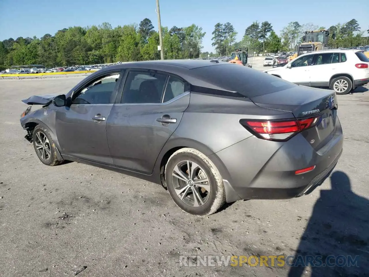 2 Photograph of a damaged car 3N1AB8CV9LY289414 NISSAN SENTRA 2020
