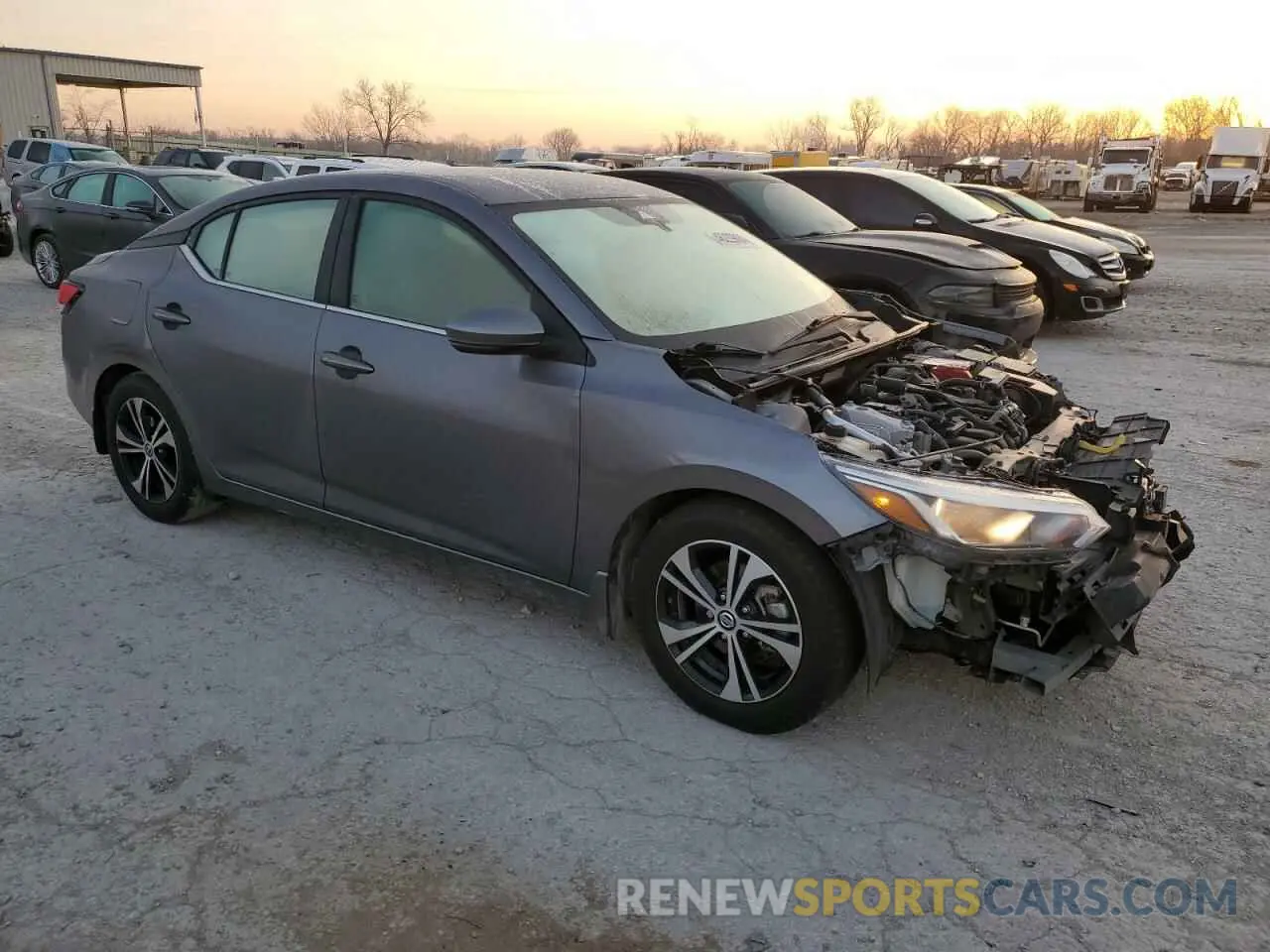 4 Photograph of a damaged car 3N1AB8CV9LY303036 NISSAN SENTRA 2020