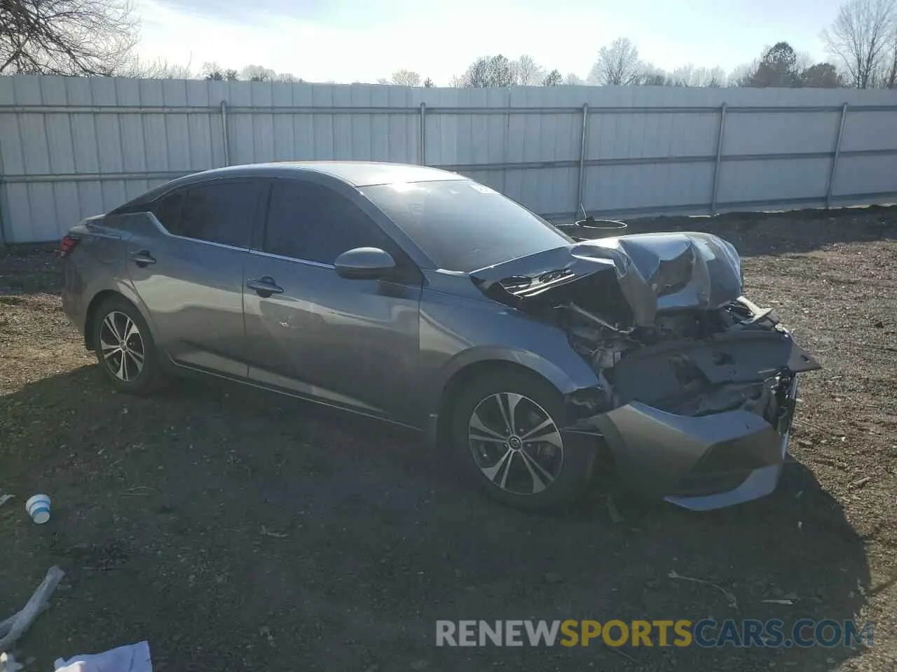 4 Photograph of a damaged car 3N1AB8CV9LY303537 NISSAN SENTRA 2020