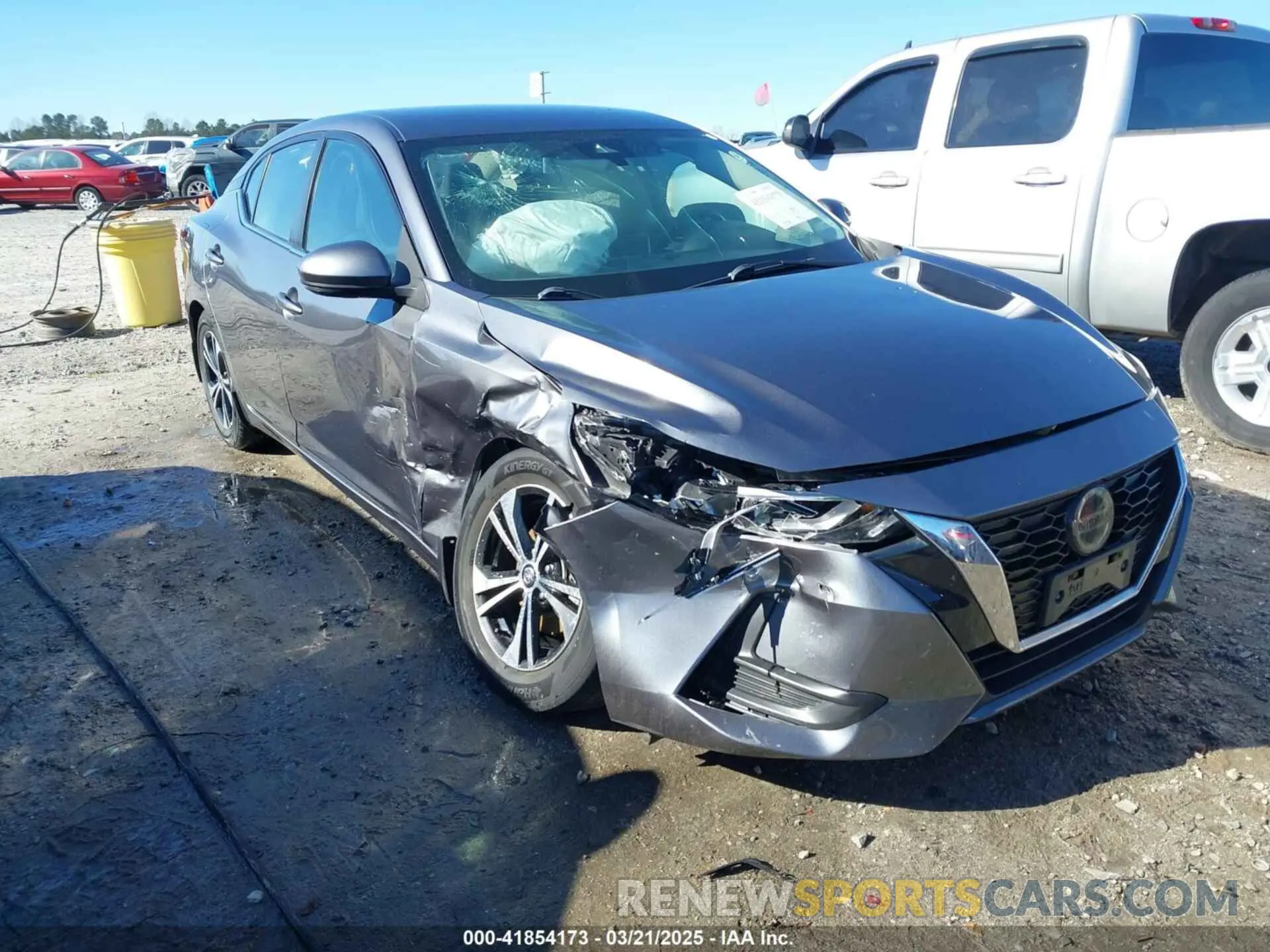 1 Photograph of a damaged car 3N1AB8CV9LY304638 NISSAN SENTRA 2020