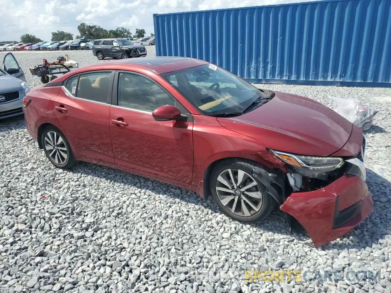 4 Photograph of a damaged car 3N1AB8CV9LY306499 NISSAN SENTRA 2020
