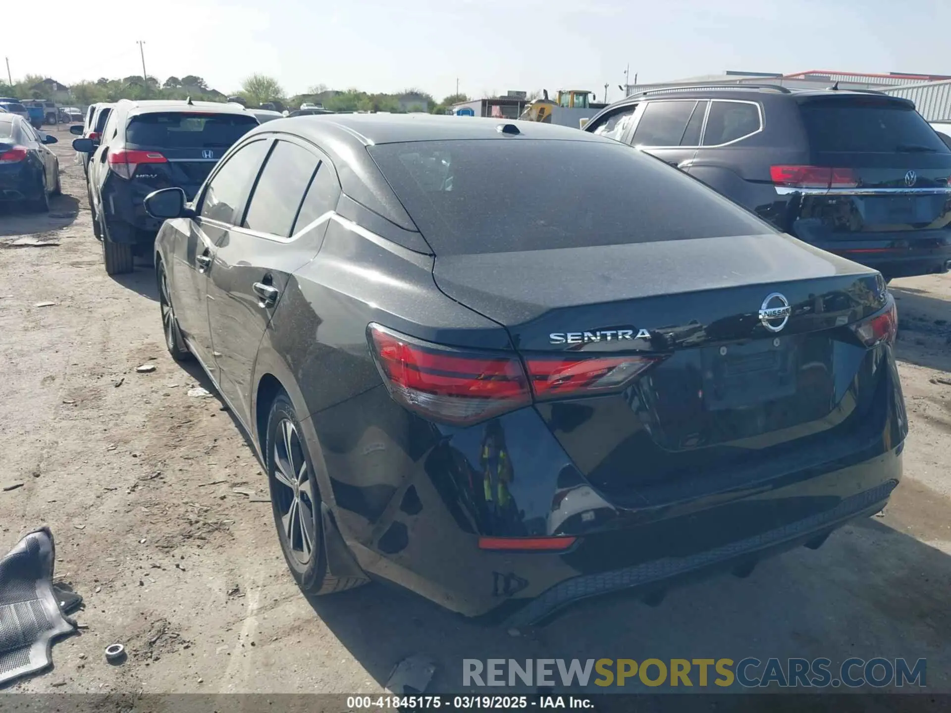 3 Photograph of a damaged car 3N1AB8CV9LY312853 NISSAN SENTRA 2020