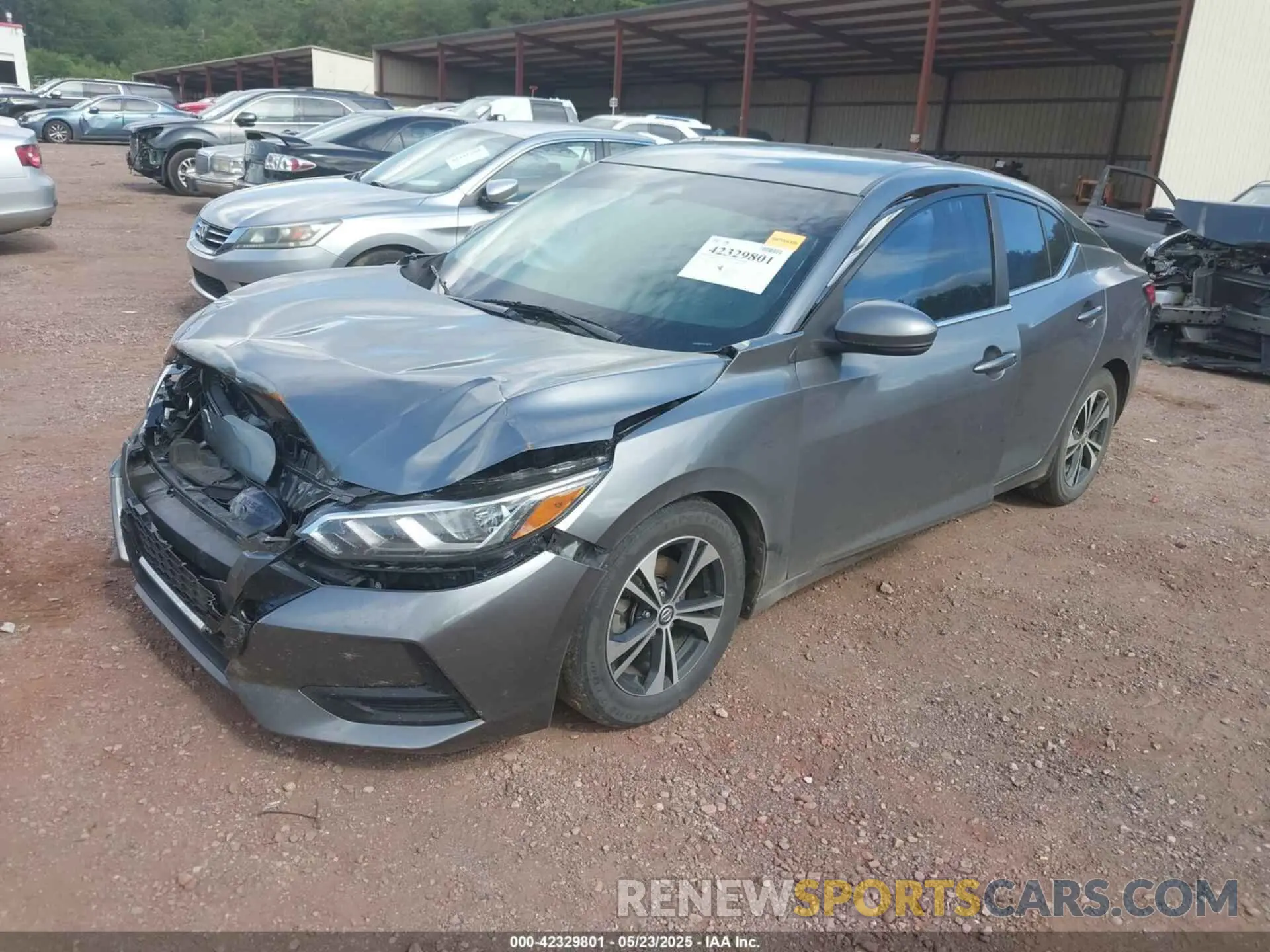 2 Photograph of a damaged car 3N1AB8CVXLY207206 NISSAN SENTRA 2020