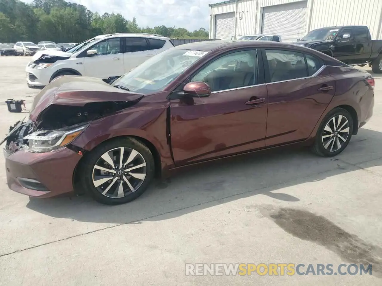 1 Photograph of a damaged car 3N1AB8CVXLY208503 NISSAN SENTRA 2020