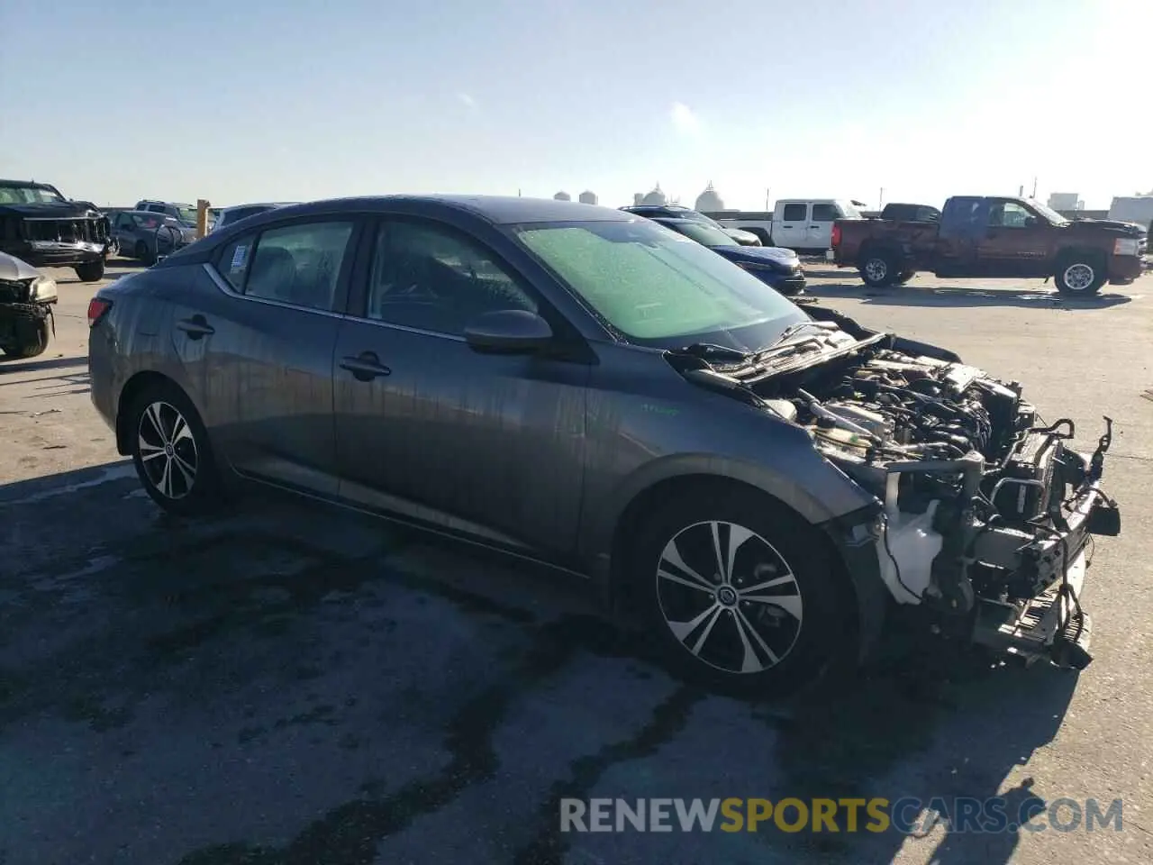 4 Photograph of a damaged car 3N1AB8CVXLY209764 NISSAN SENTRA 2020