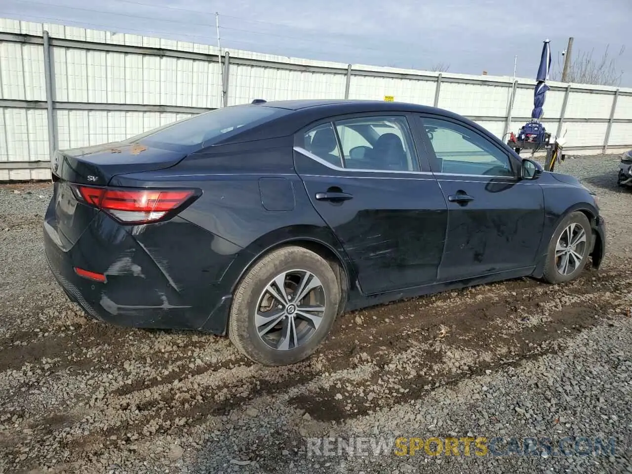 3 Photograph of a damaged car 3N1AB8CVXLY210963 NISSAN SENTRA 2020