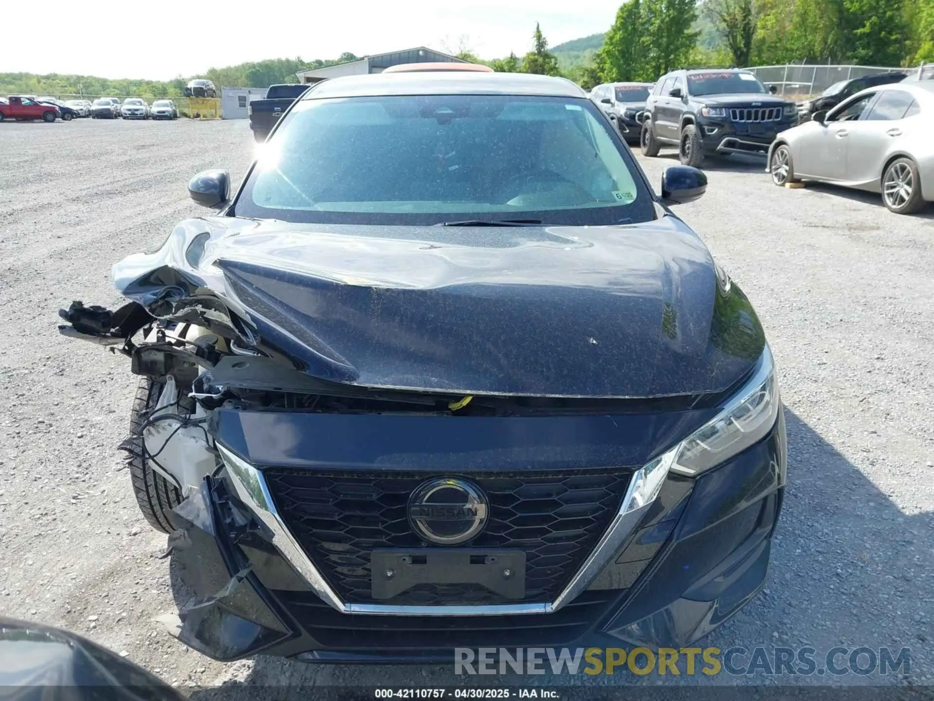13 Photograph of a damaged car 3N1AB8CVXLY221851 NISSAN SENTRA 2020