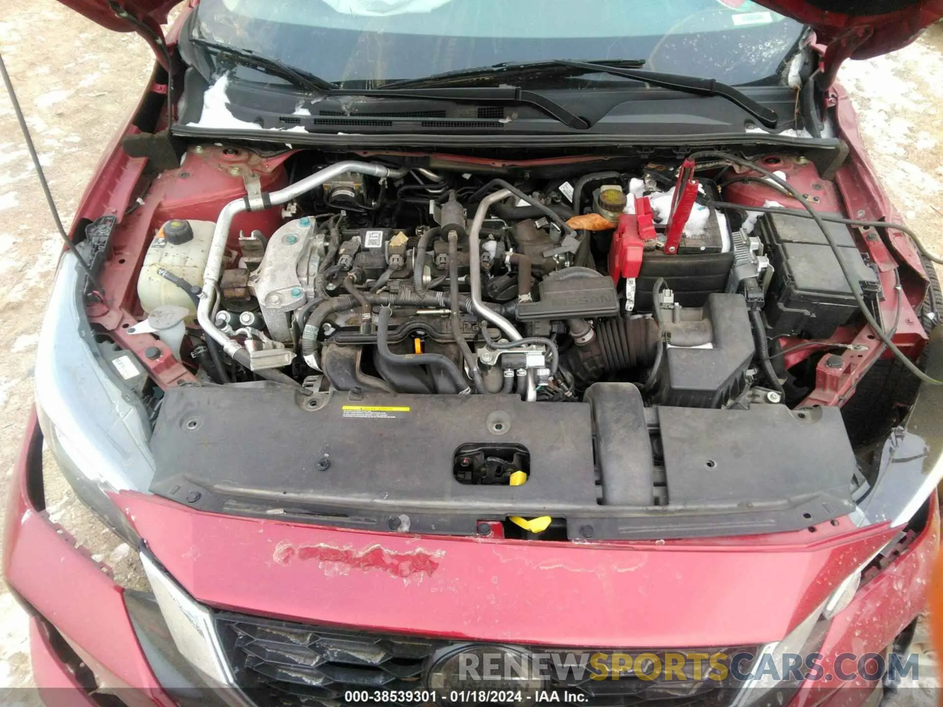 10 Photograph of a damaged car 3N1AB8CVXLY222160 NISSAN SENTRA 2020