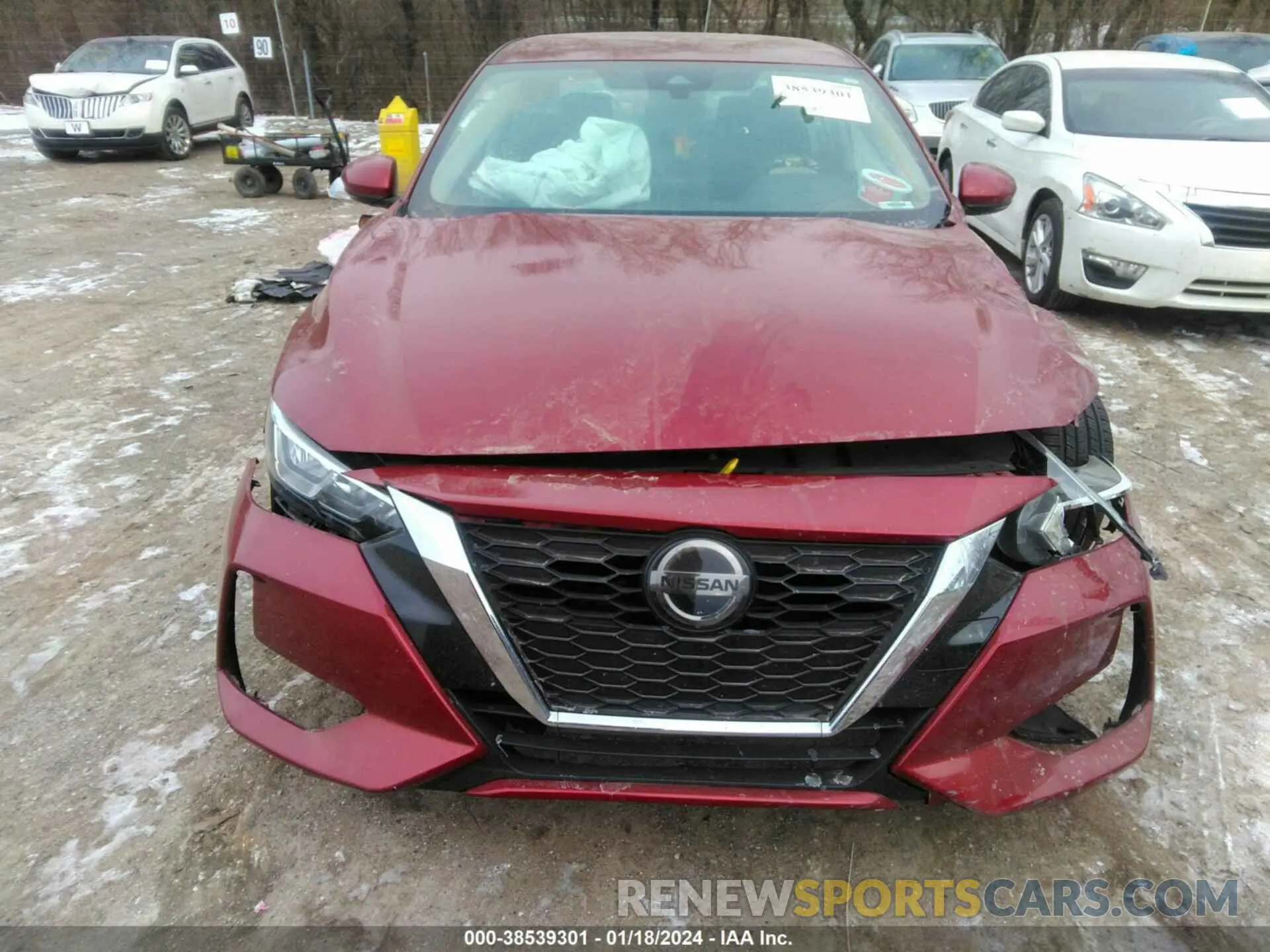 12 Photograph of a damaged car 3N1AB8CVXLY222160 NISSAN SENTRA 2020