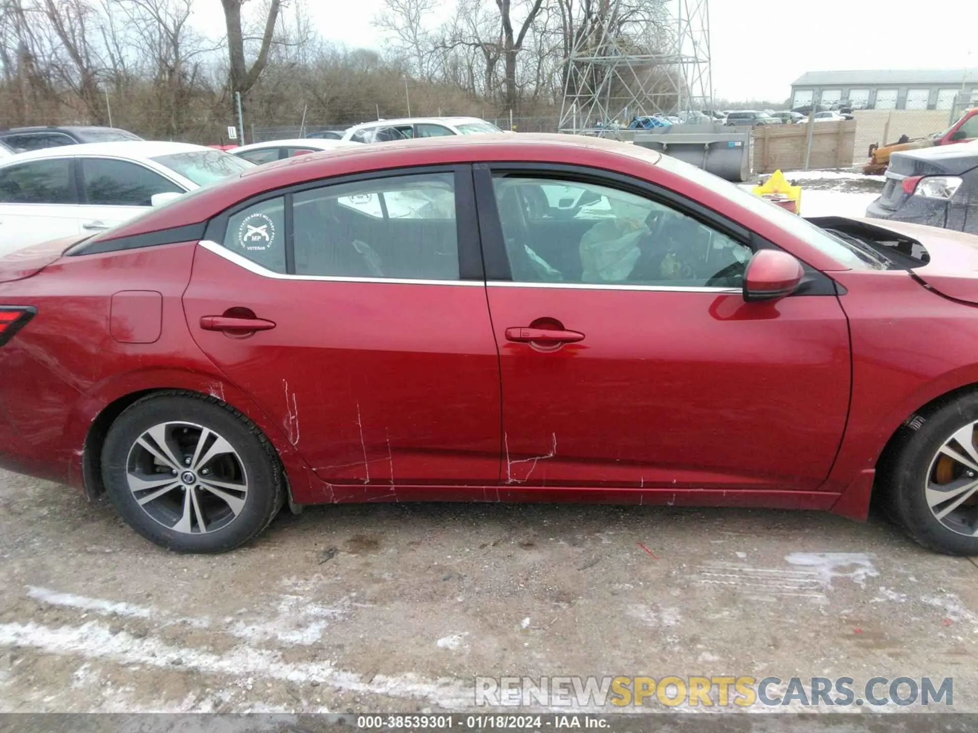 13 Photograph of a damaged car 3N1AB8CVXLY222160 NISSAN SENTRA 2020