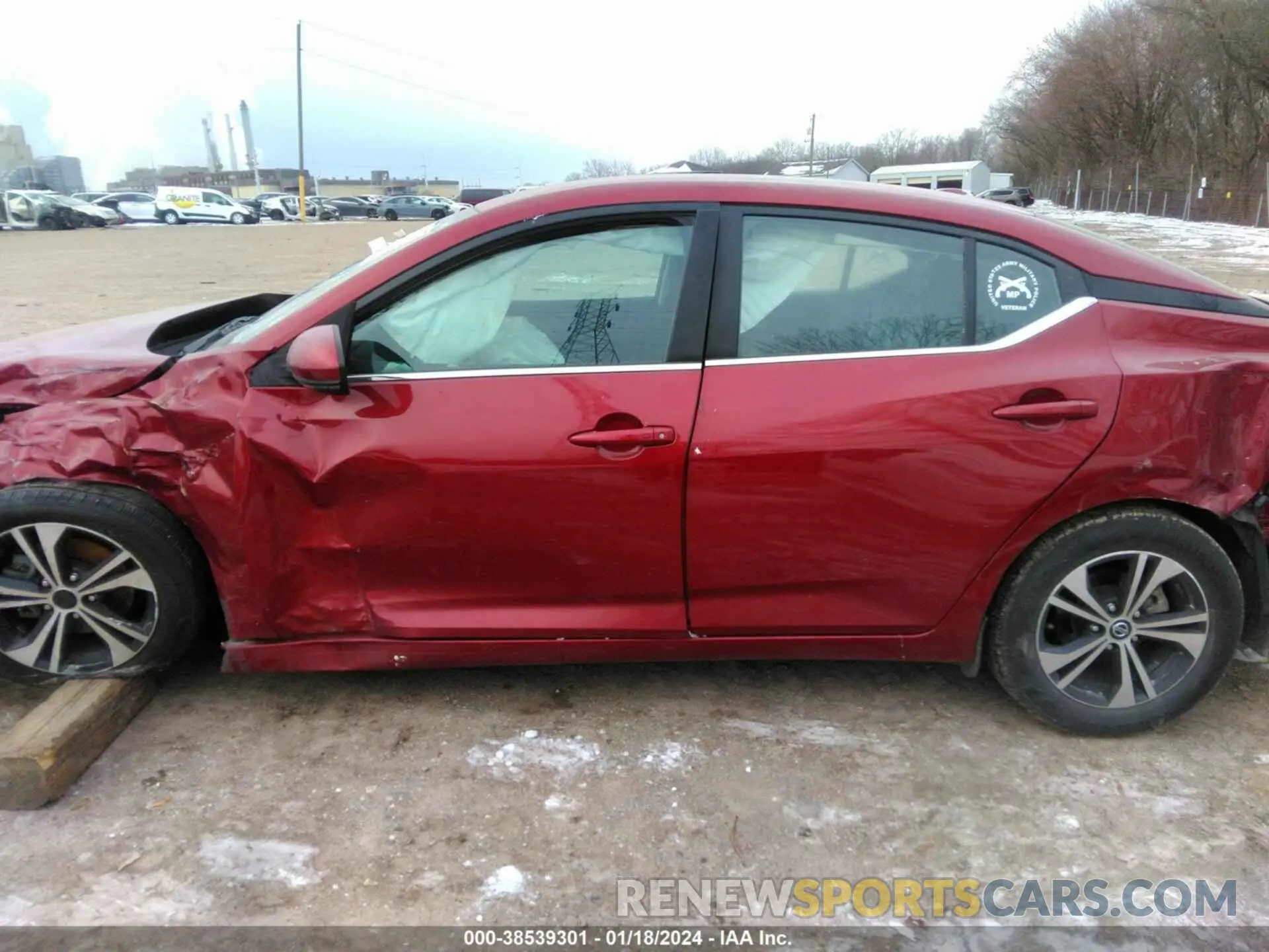 14 Photograph of a damaged car 3N1AB8CVXLY222160 NISSAN SENTRA 2020