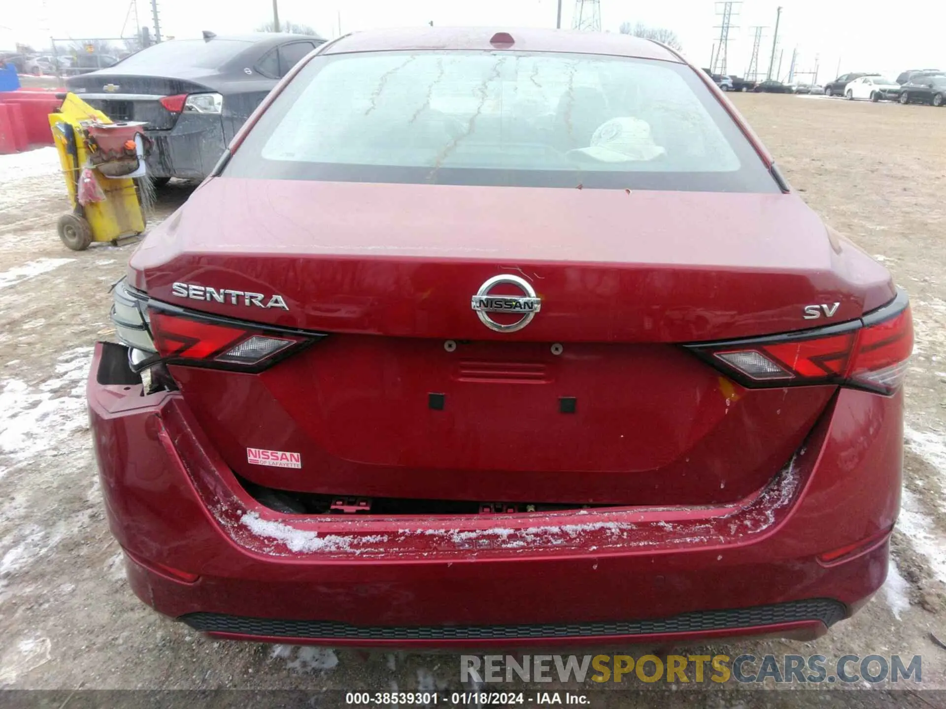 16 Photograph of a damaged car 3N1AB8CVXLY222160 NISSAN SENTRA 2020
