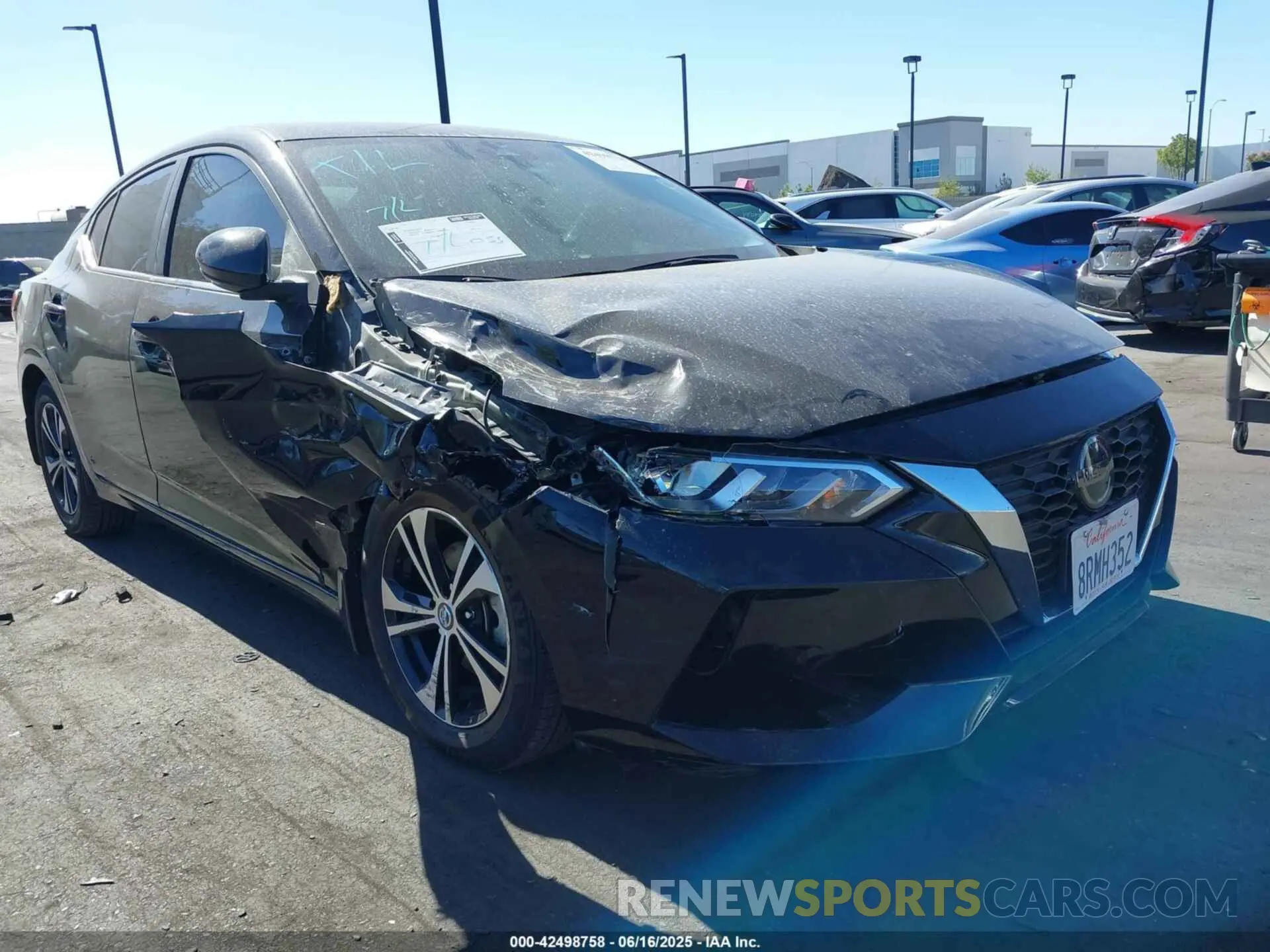 6 Photograph of a damaged car 3N1AB8CVXLY234146 NISSAN SENTRA 2020