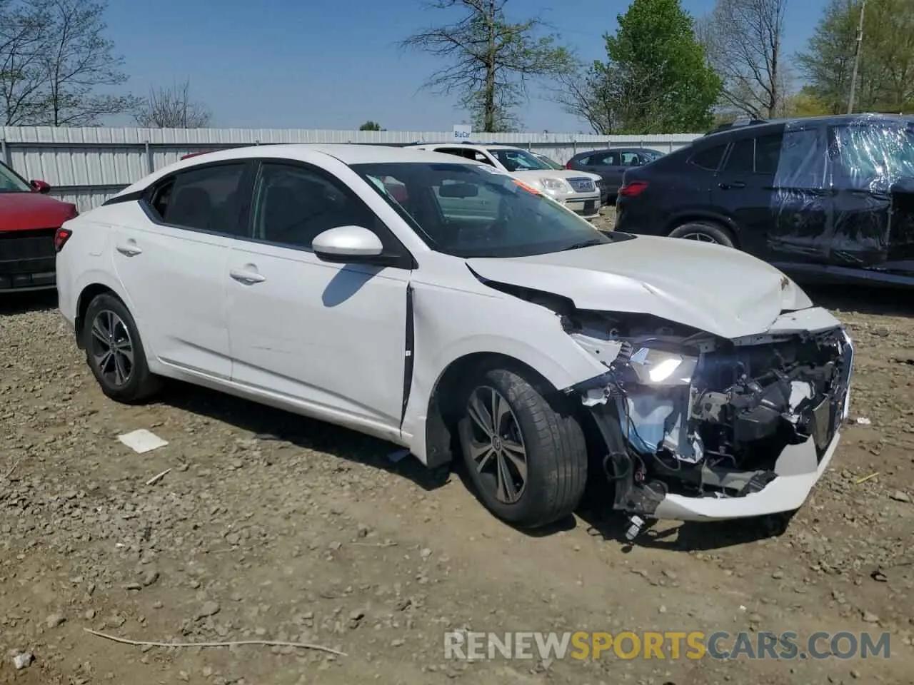 4 Photograph of a damaged car 3N1AB8CVXLY235958 NISSAN SENTRA 2020