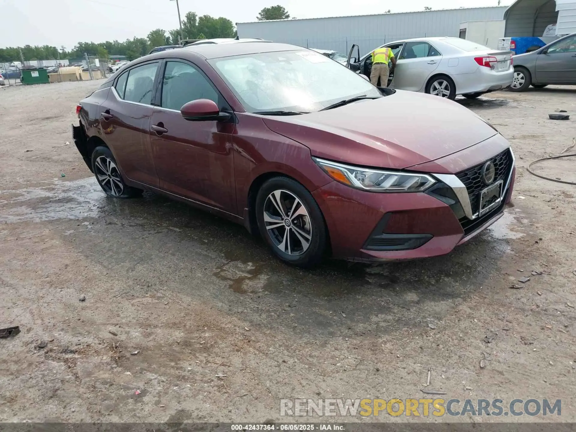 1 Photograph of a damaged car 3N1AB8CVXLY242733 NISSAN SENTRA 2020