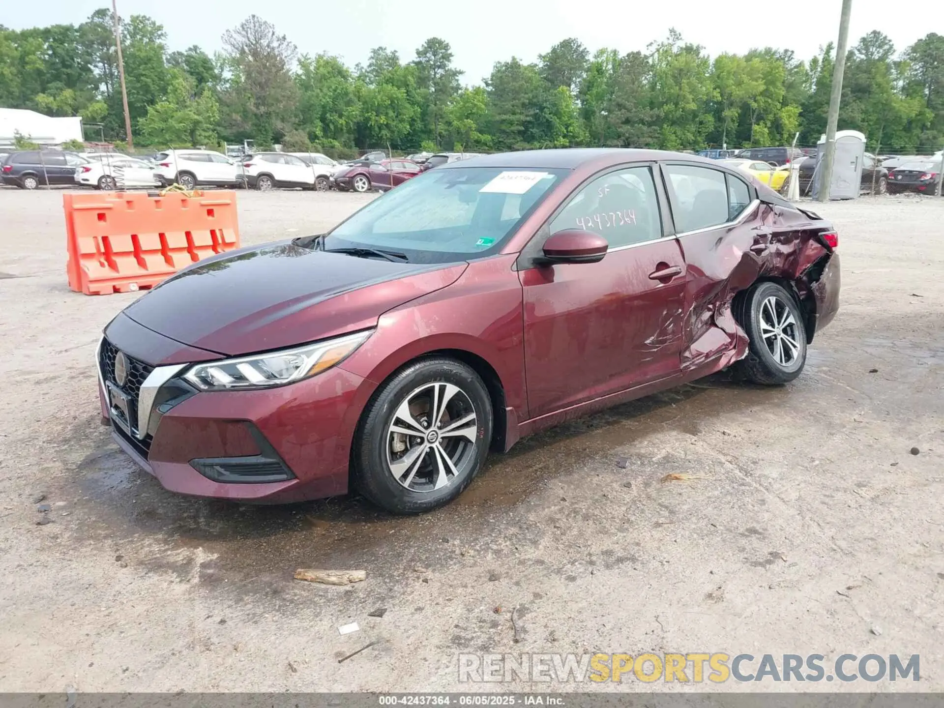 2 Photograph of a damaged car 3N1AB8CVXLY242733 NISSAN SENTRA 2020
