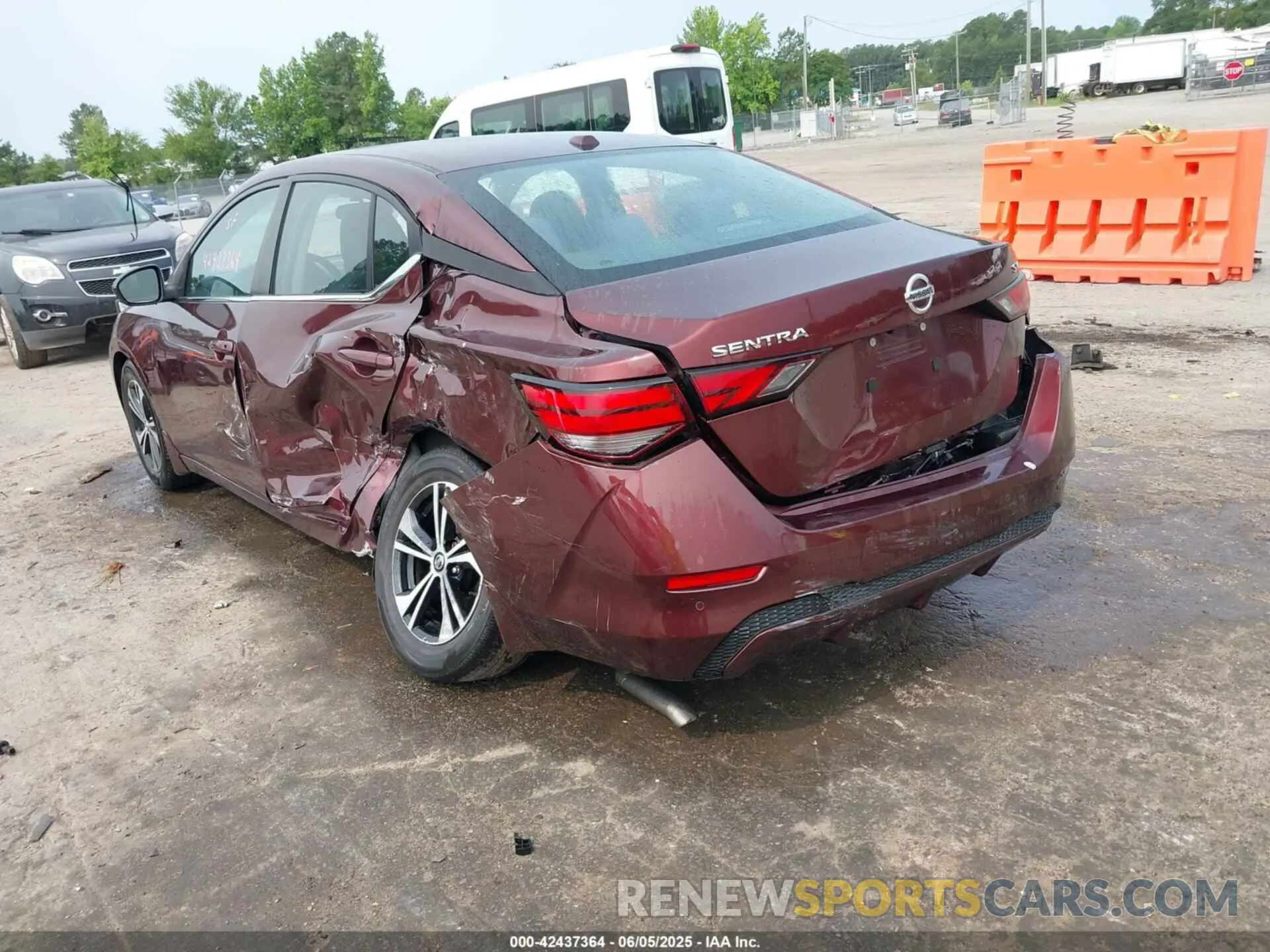 3 Photograph of a damaged car 3N1AB8CVXLY242733 NISSAN SENTRA 2020