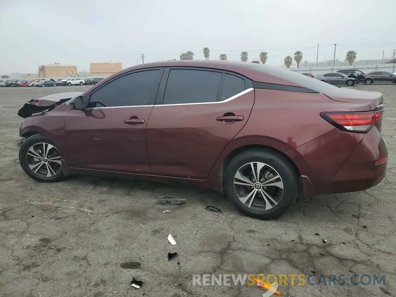 2 Photograph of a damaged car 3N1AB8CVXLY243669 NISSAN SENTRA 2020