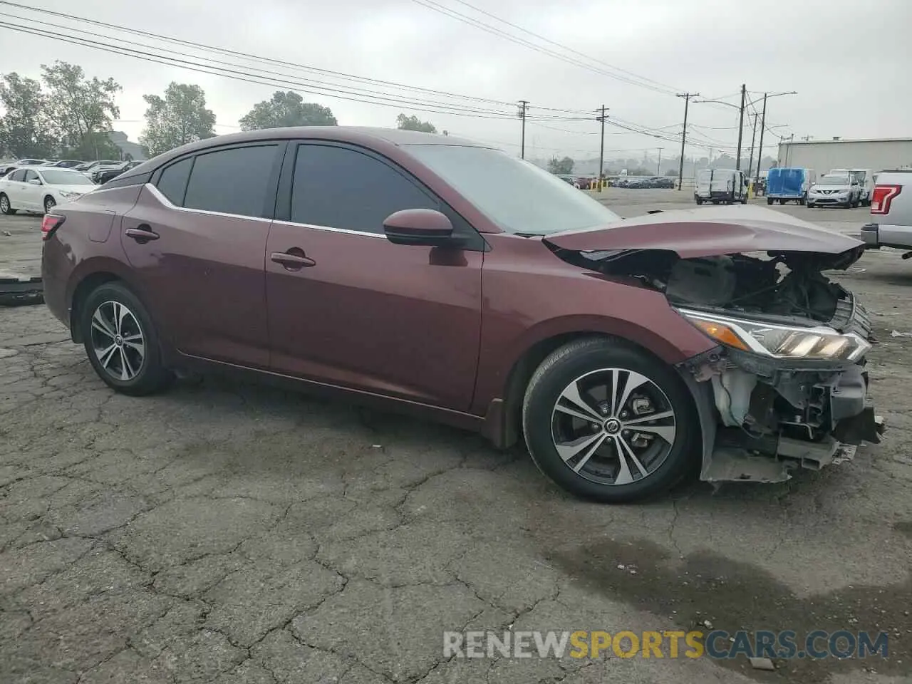 4 Photograph of a damaged car 3N1AB8CVXLY243669 NISSAN SENTRA 2020