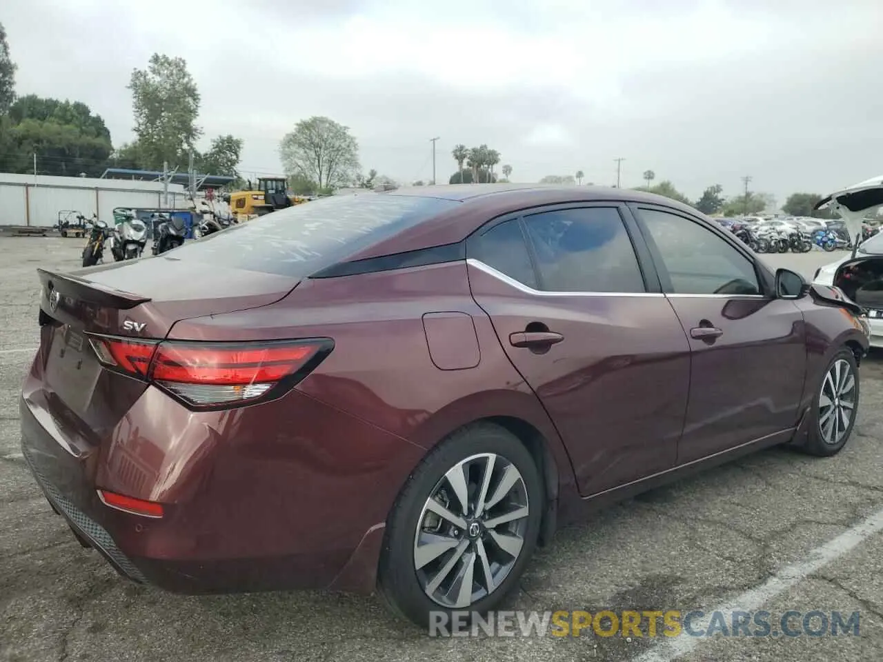 3 Photograph of a damaged car 3N1AB8CVXLY254526 NISSAN SENTRA 2020