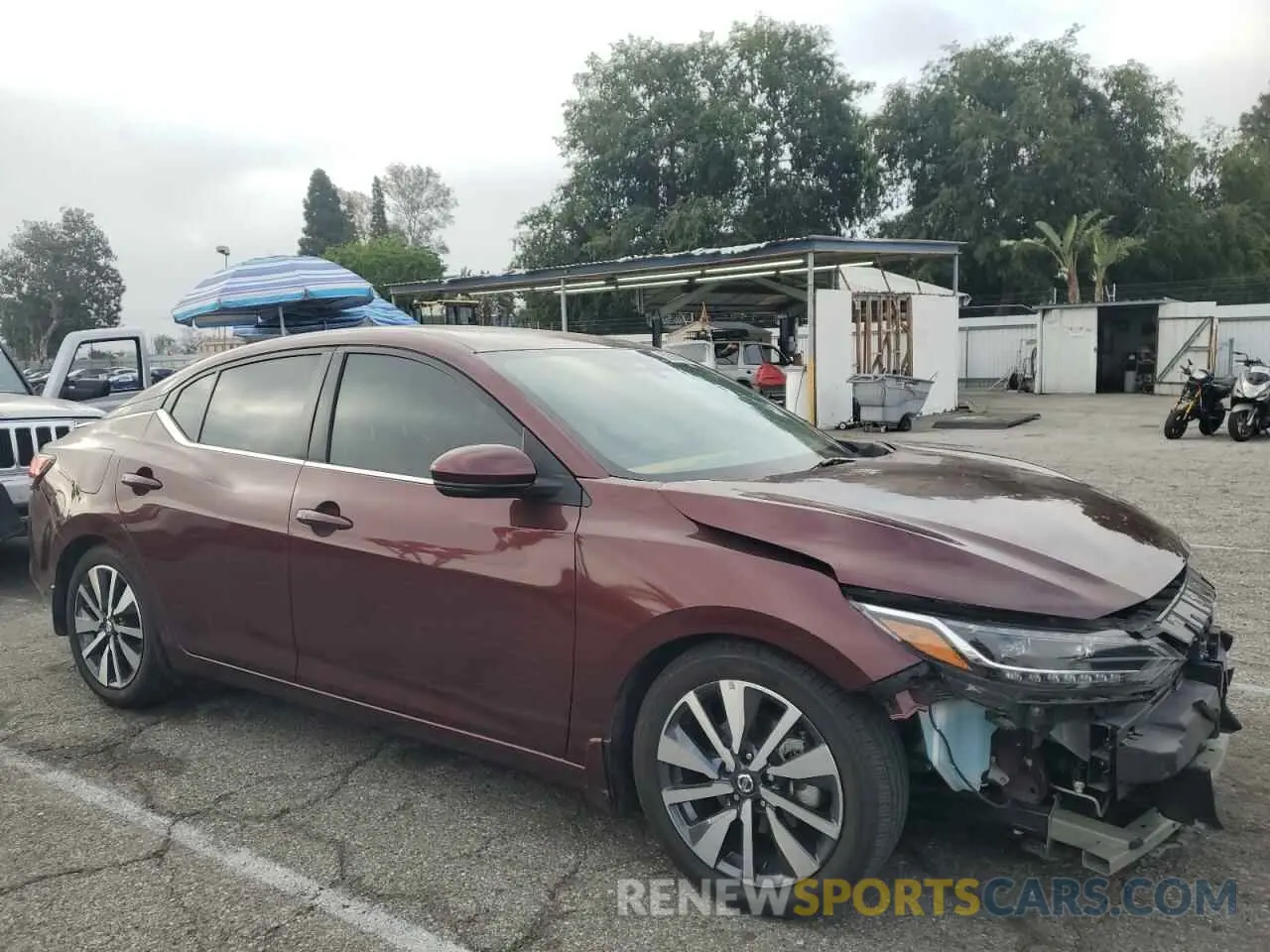 4 Photograph of a damaged car 3N1AB8CVXLY254526 NISSAN SENTRA 2020