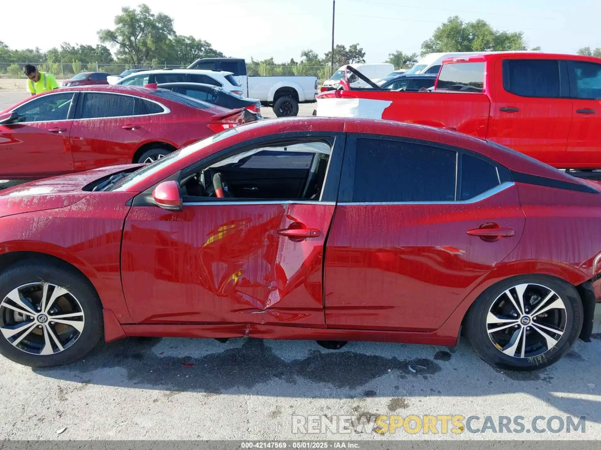 15 Photograph of a damaged car 3N1AB8CVXLY278633 NISSAN SENTRA 2020