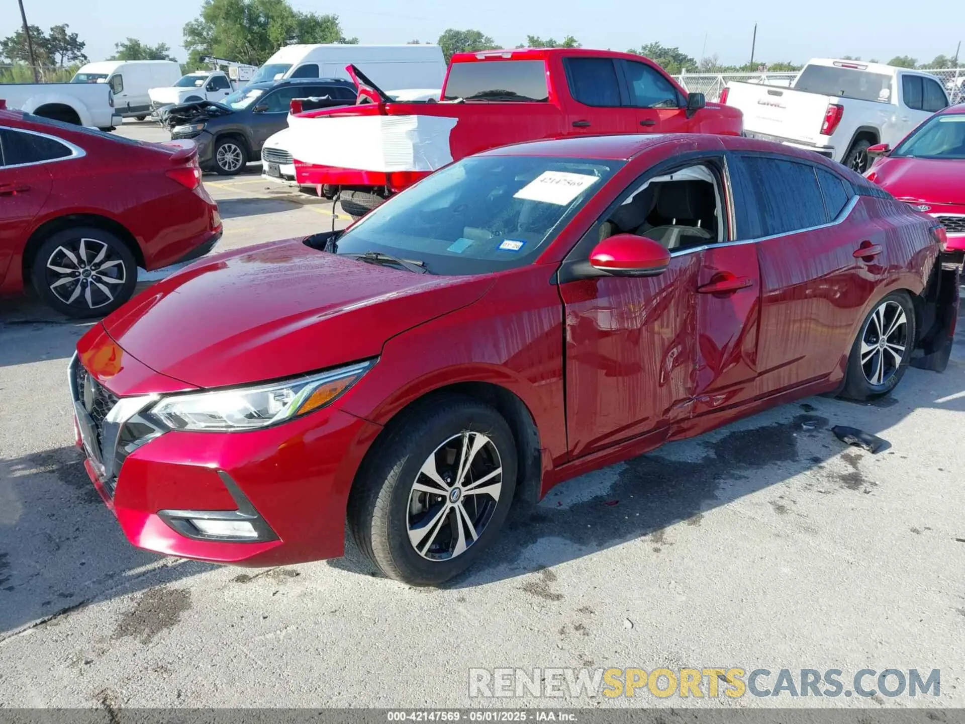 2 Photograph of a damaged car 3N1AB8CVXLY278633 NISSAN SENTRA 2020