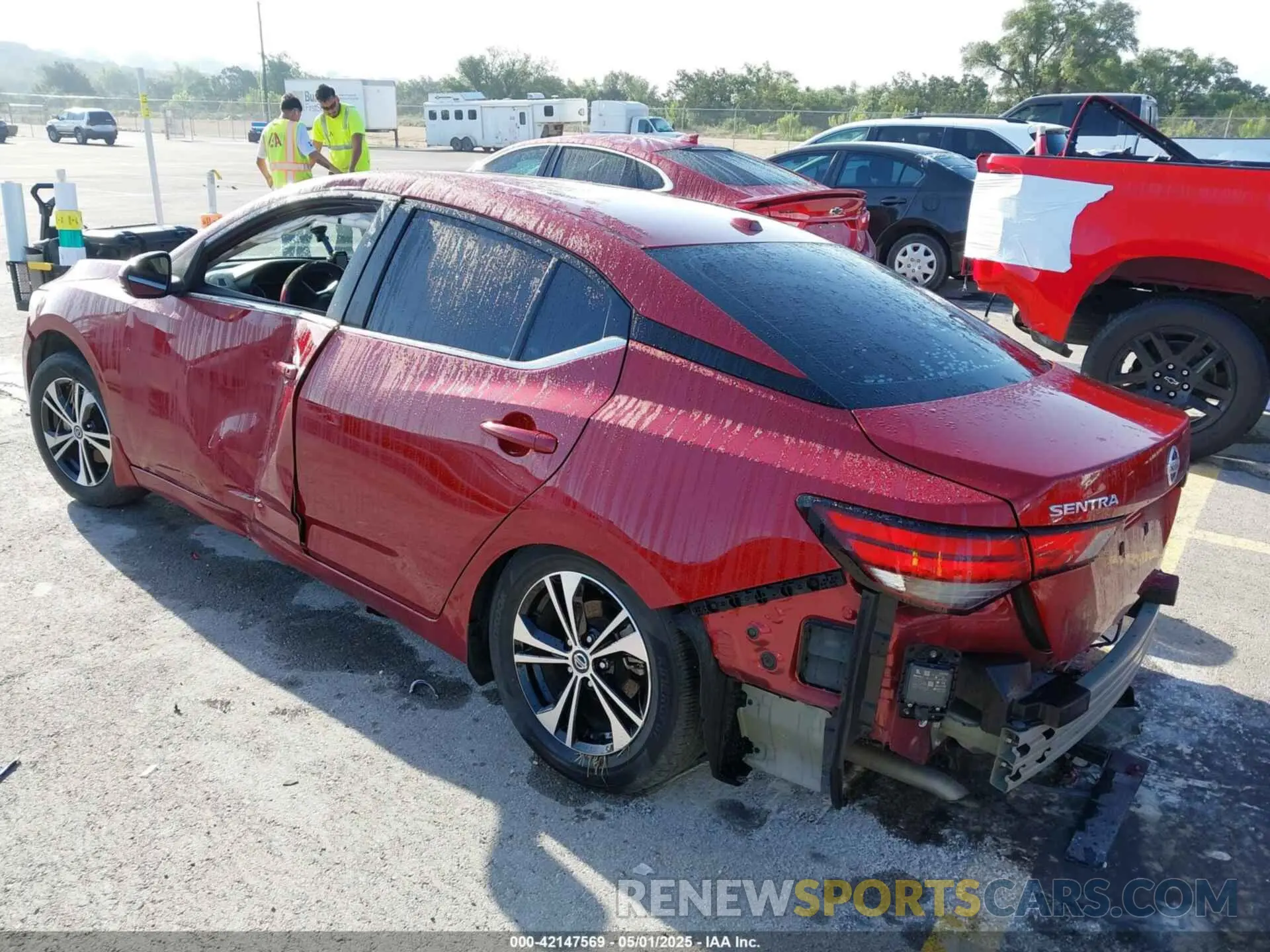 3 Photograph of a damaged car 3N1AB8CVXLY278633 NISSAN SENTRA 2020