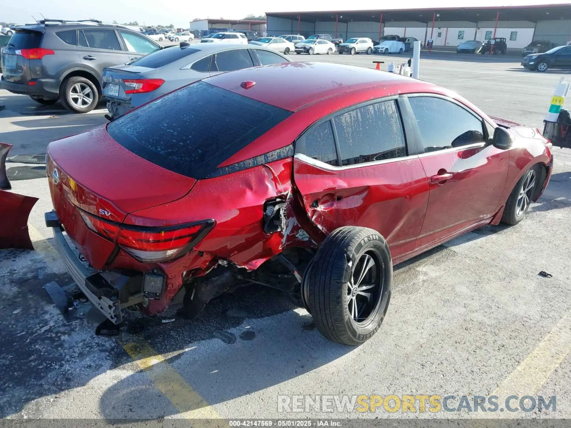 4 Photograph of a damaged car 3N1AB8CVXLY278633 NISSAN SENTRA 2020
