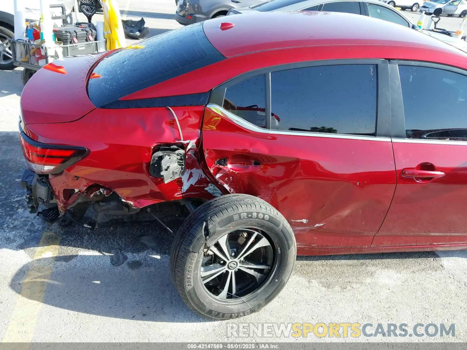 6 Photograph of a damaged car 3N1AB8CVXLY278633 NISSAN SENTRA 2020