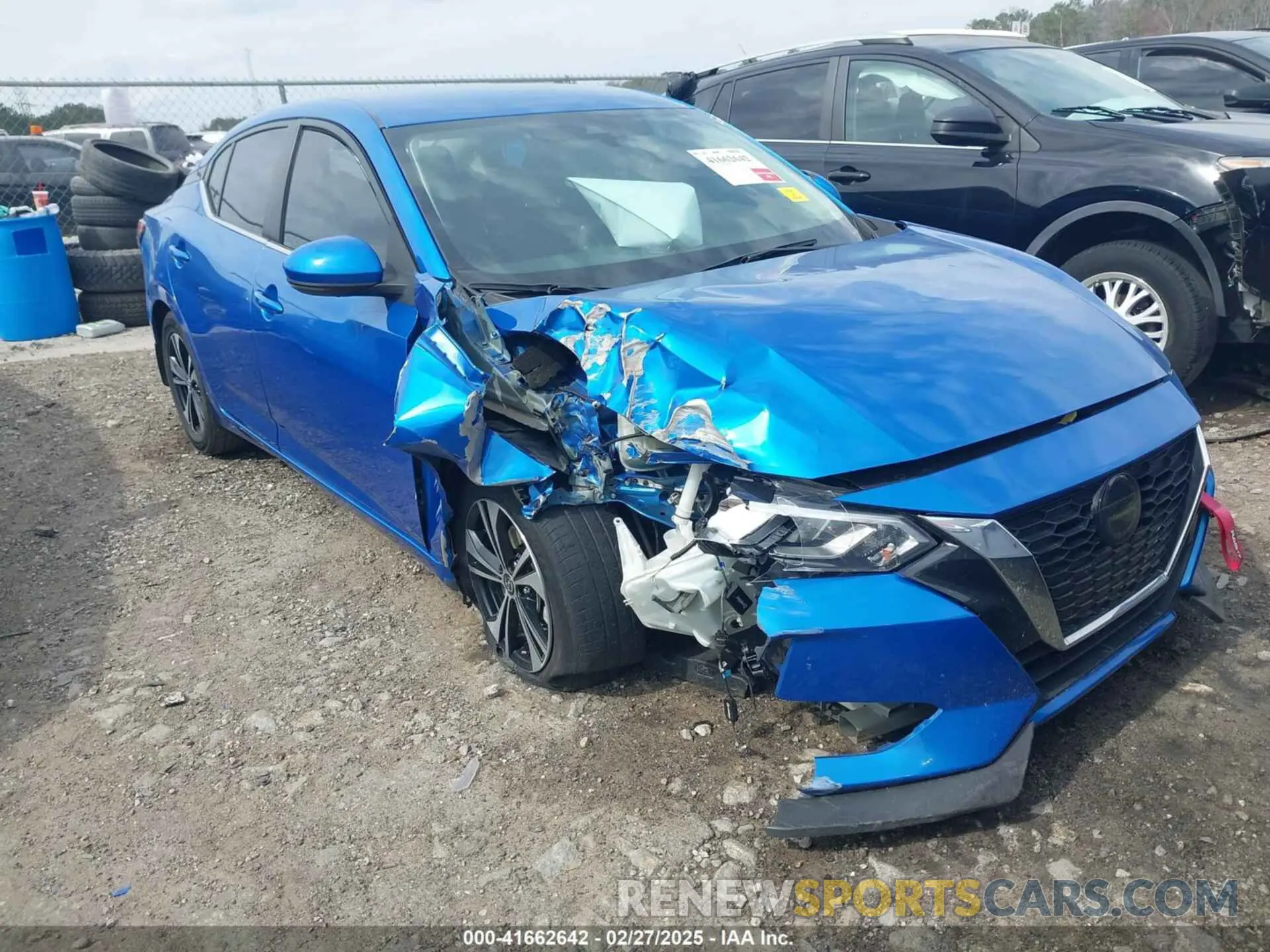 1 Photograph of a damaged car 3N1AB8CVXLY295948 NISSAN SENTRA 2020