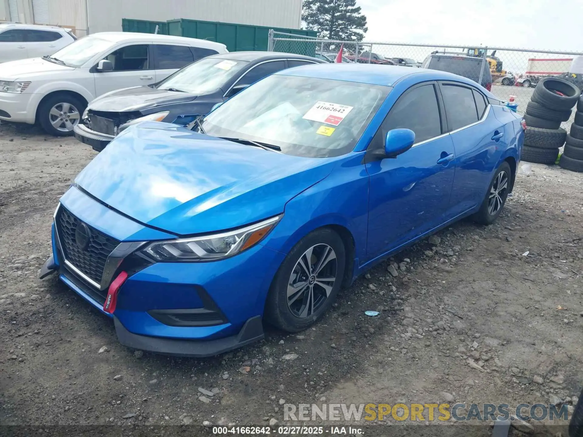 2 Photograph of a damaged car 3N1AB8CVXLY295948 NISSAN SENTRA 2020