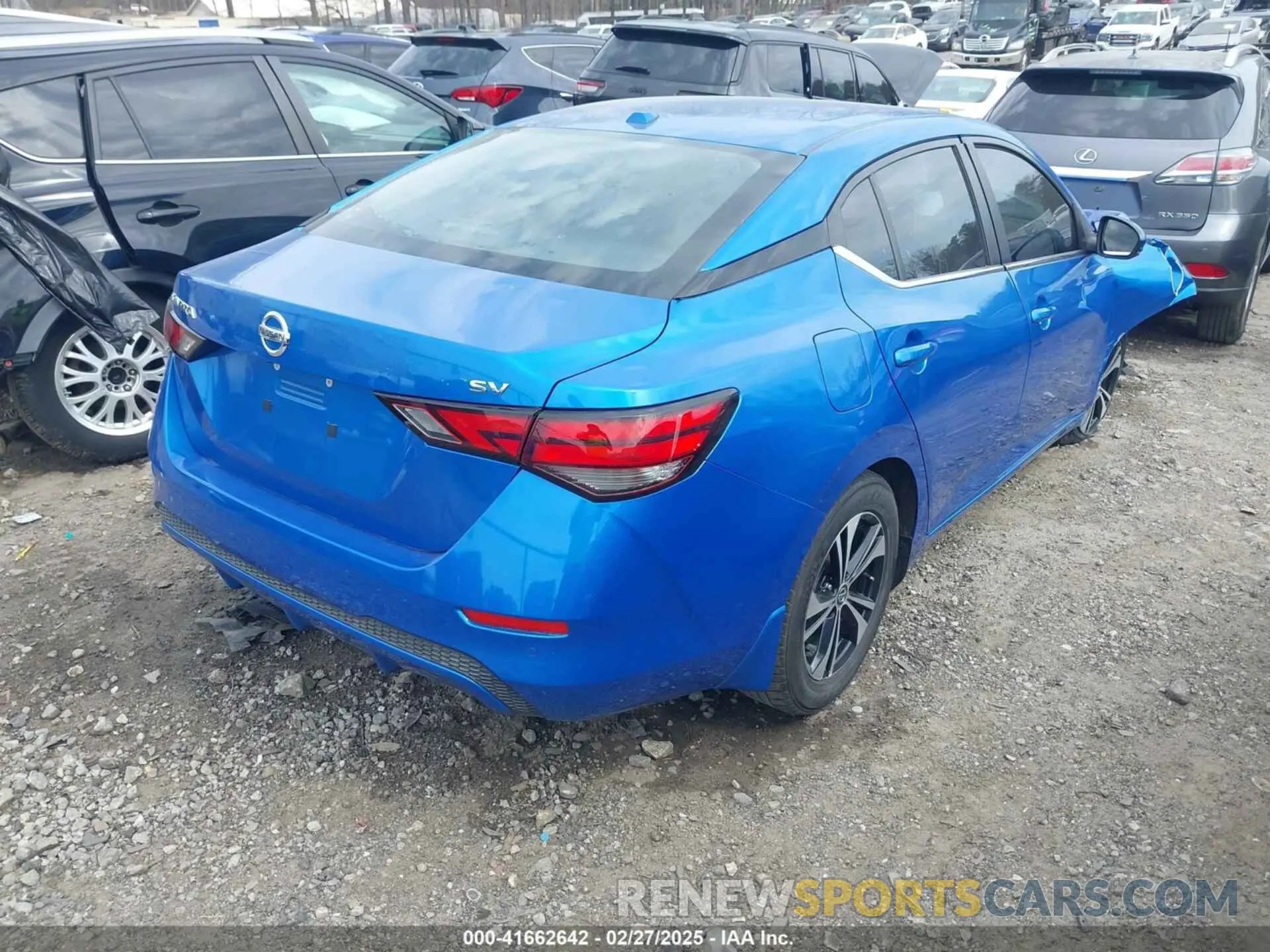 4 Photograph of a damaged car 3N1AB8CVXLY295948 NISSAN SENTRA 2020